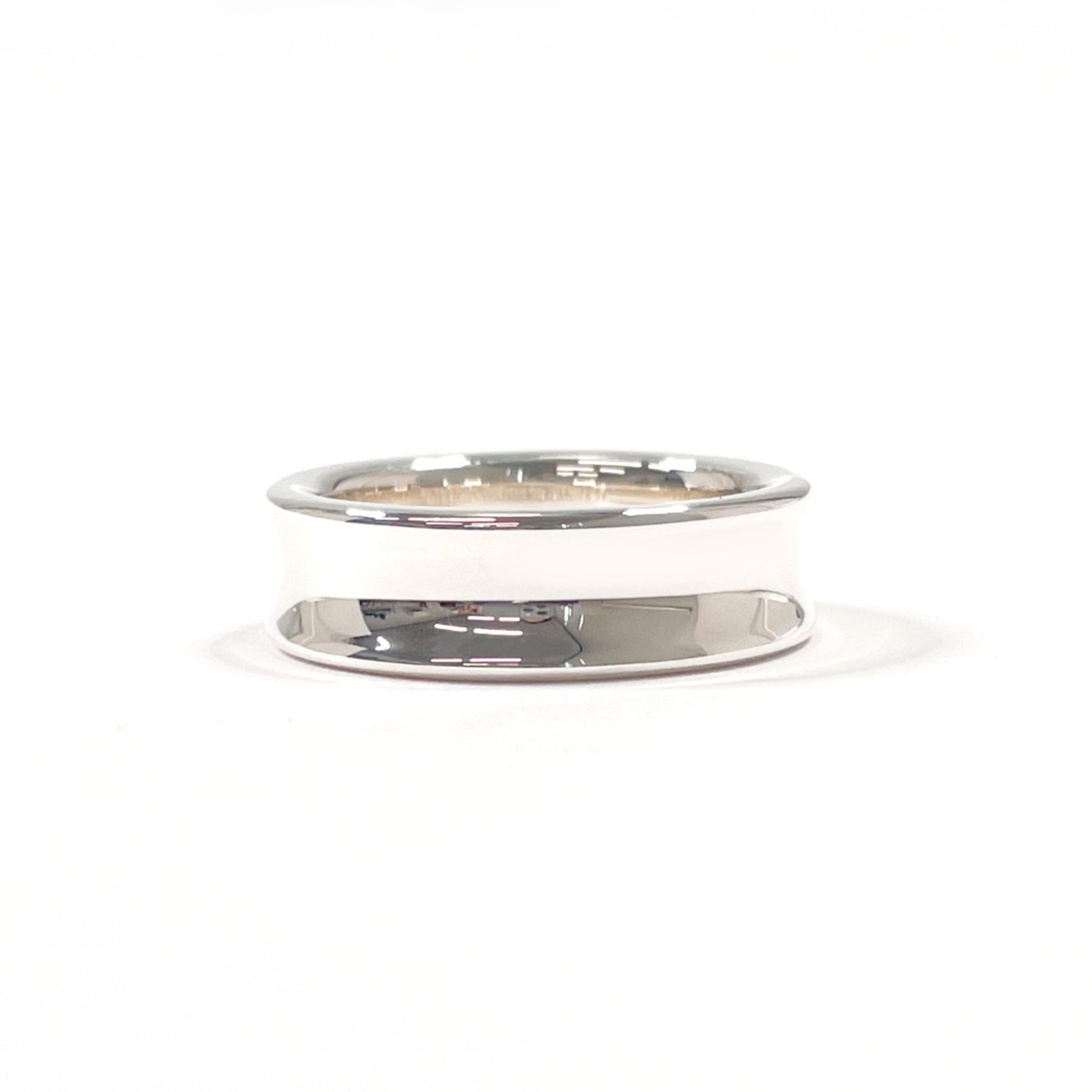 Tiffany Silver Silver 925 Band Ring (Pre-Owned)