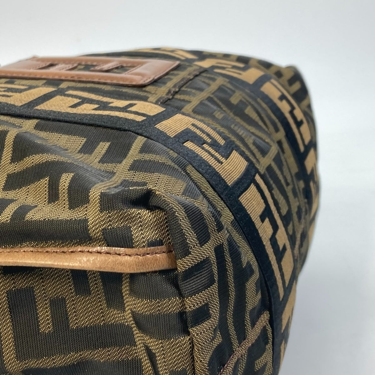Fendi Brown Leather Tote Bag (Pre-Owned)