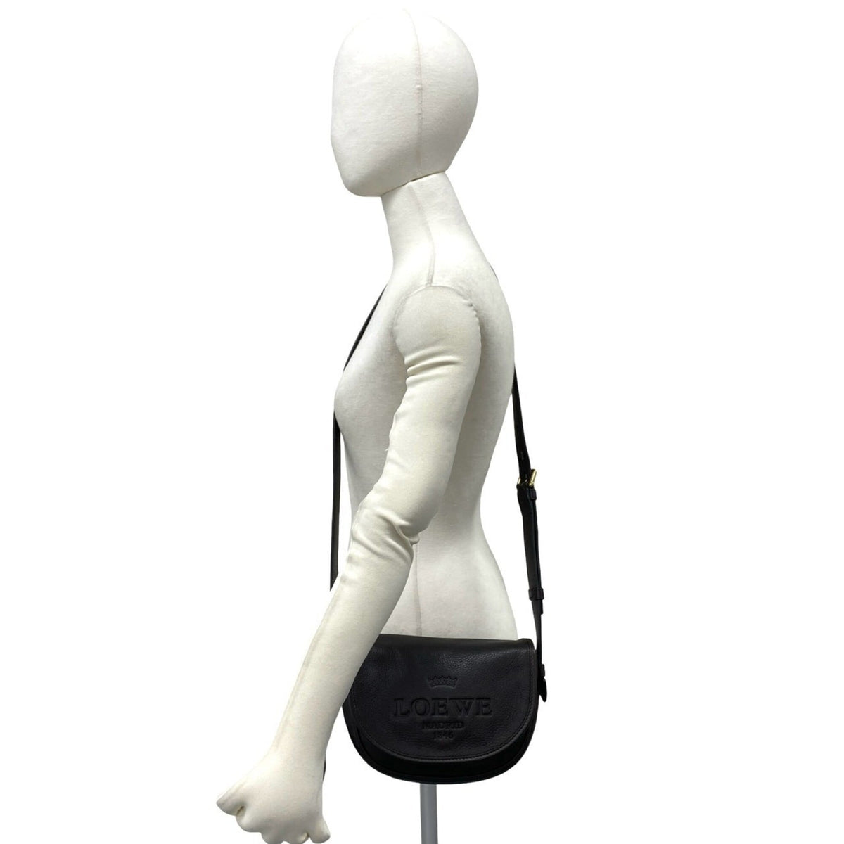 Loewe Brown Leather Crossbody Bag Pochette Shoulder Bag (Pre-Owned)