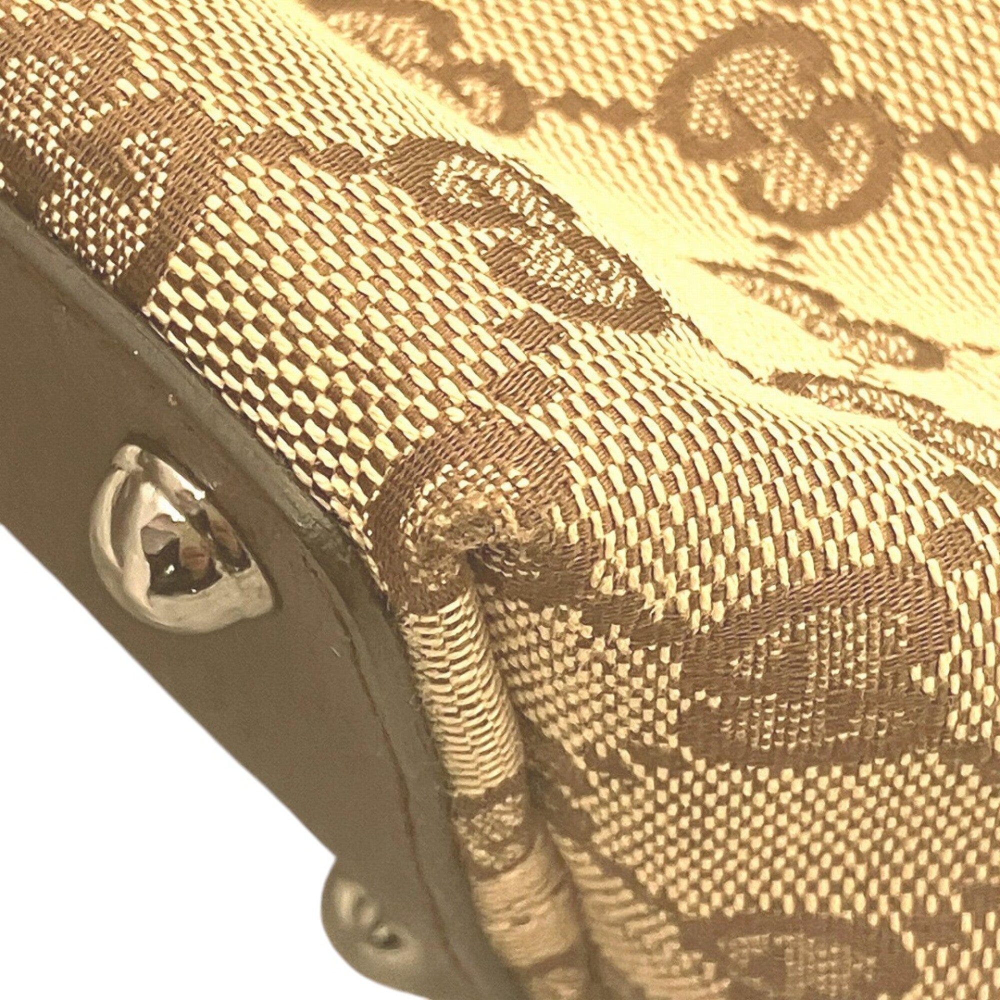 Gucci Gg Canvas Brown Gg Canvas Shoulder Bag (Pre-Owned)