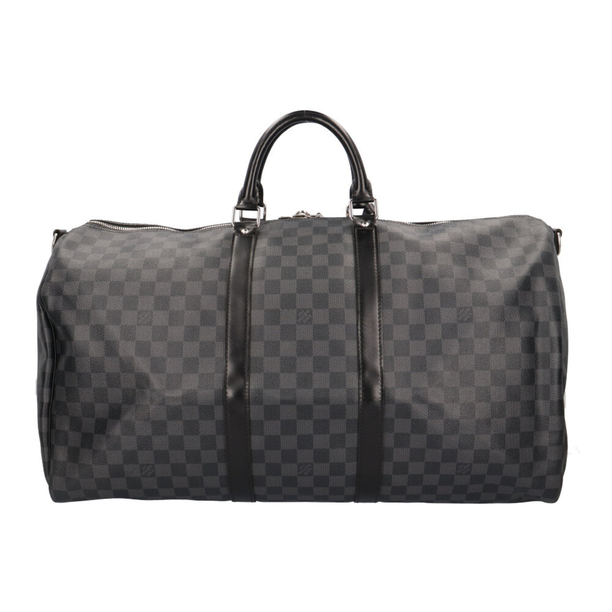 Louis Vuitton Black Gray Damier Graphite Canvas Boston Bag (Pre-Owned)