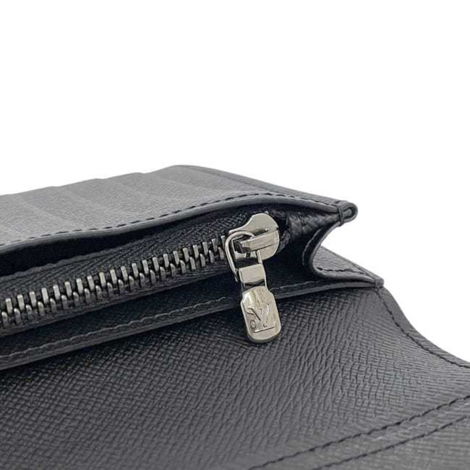 Louis Vuitton Black Monogram Eclipse Monogram Eclipse Long Wallet (Bi-Fold) (Pre-Owned)