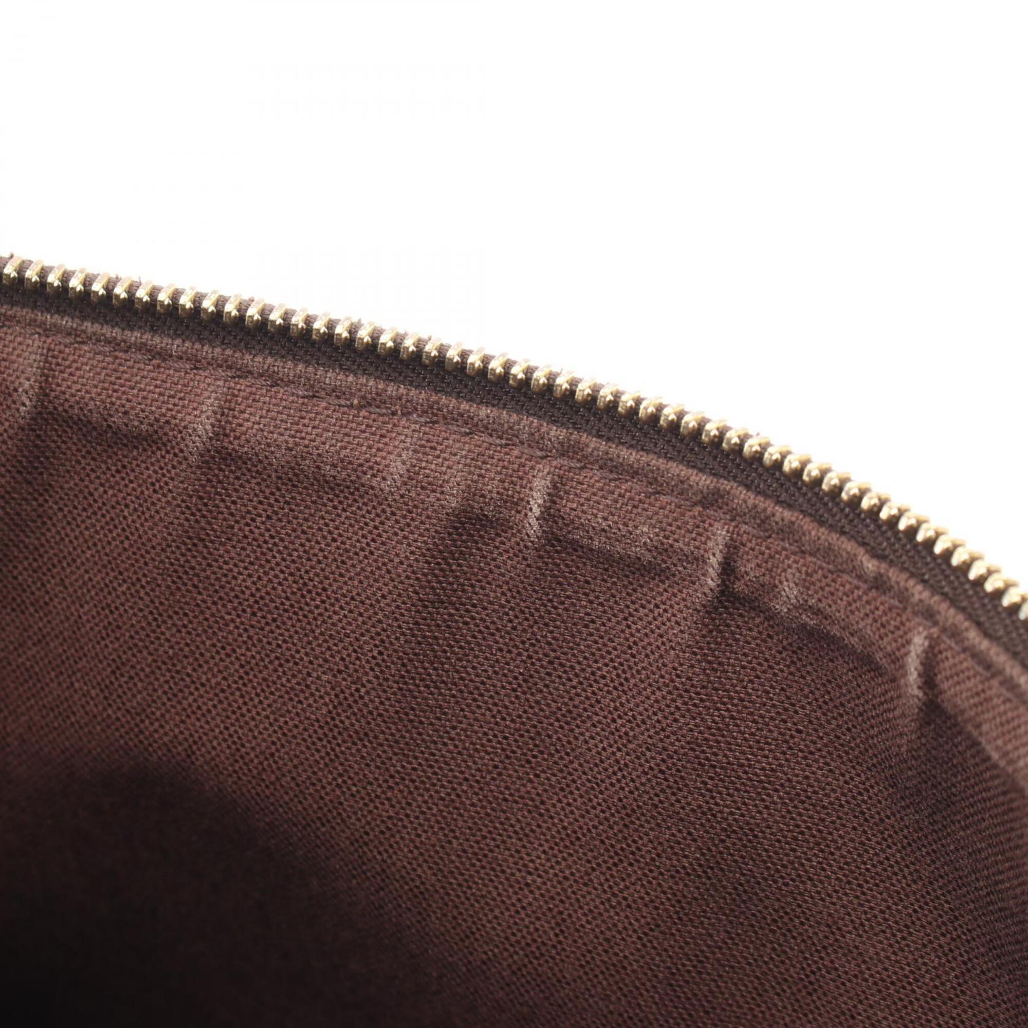 Louis Vuitton Brown Coated Canvas Pvc Damier Canvas Leather Handbag Shoulder Bag (Pre-Owned)