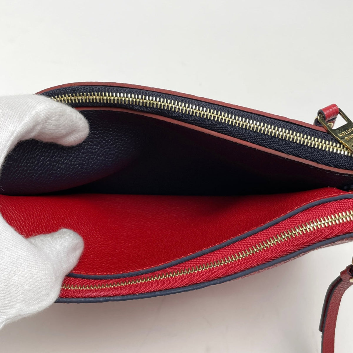 Louis Vuitton Marine Rouge Monogram Empreinte Pochette Shoulder Bag (Pre-Owned)