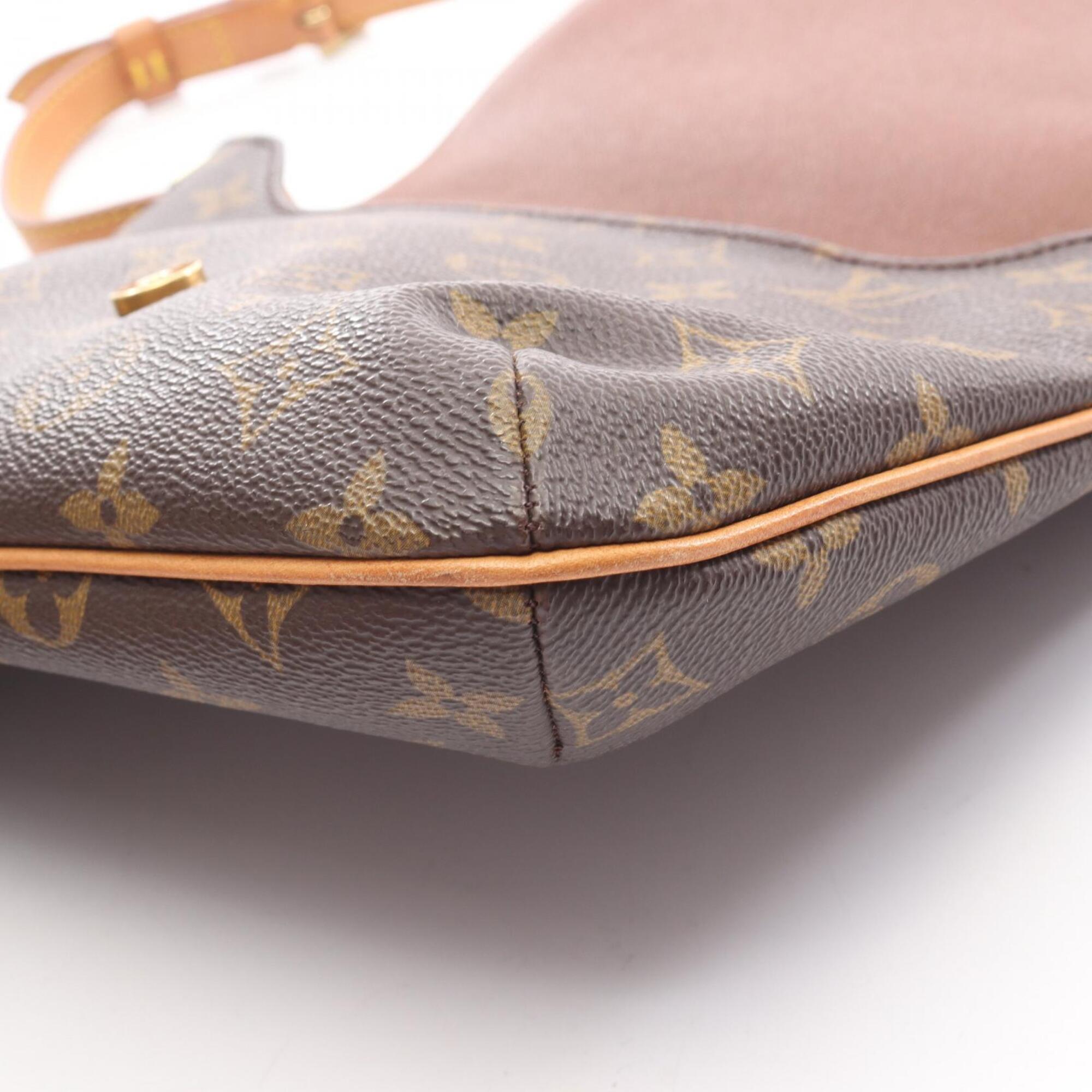 Louis Vuitton Brown Coated Canvas Pvc Leather Handbag Shoulder Bag (Pre-Owned)