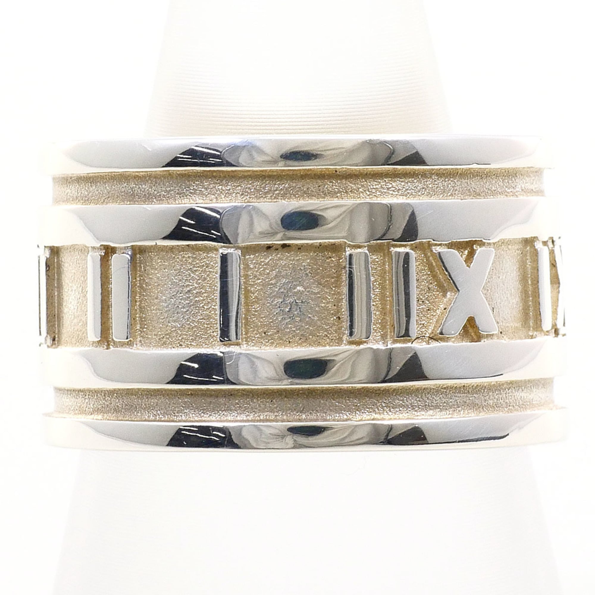 Tiffany Atlas Silver 925 Band Ring (Pre-Owned)