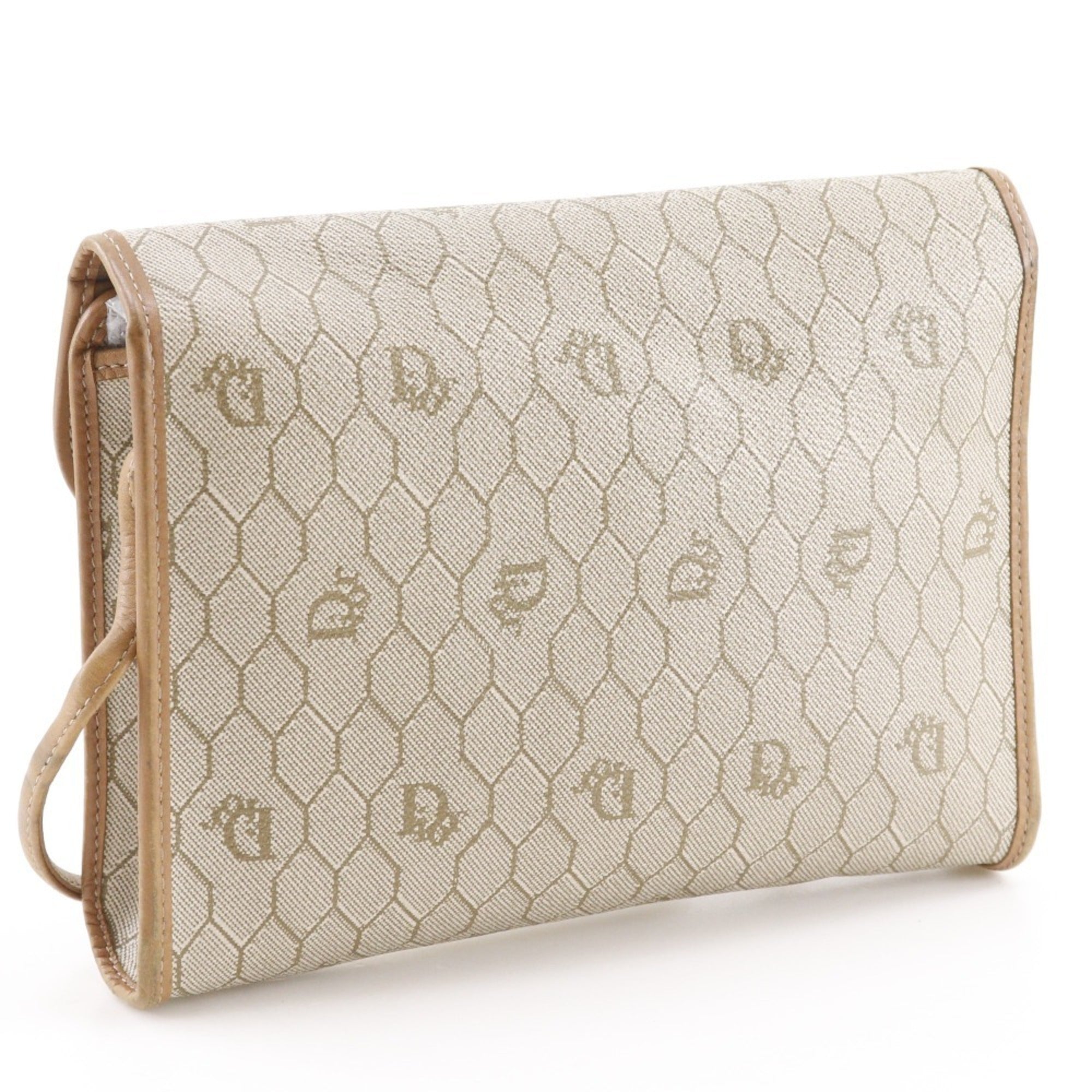 Christian Dior Beige Pvc Shoulder Bag (Pre-Owned)