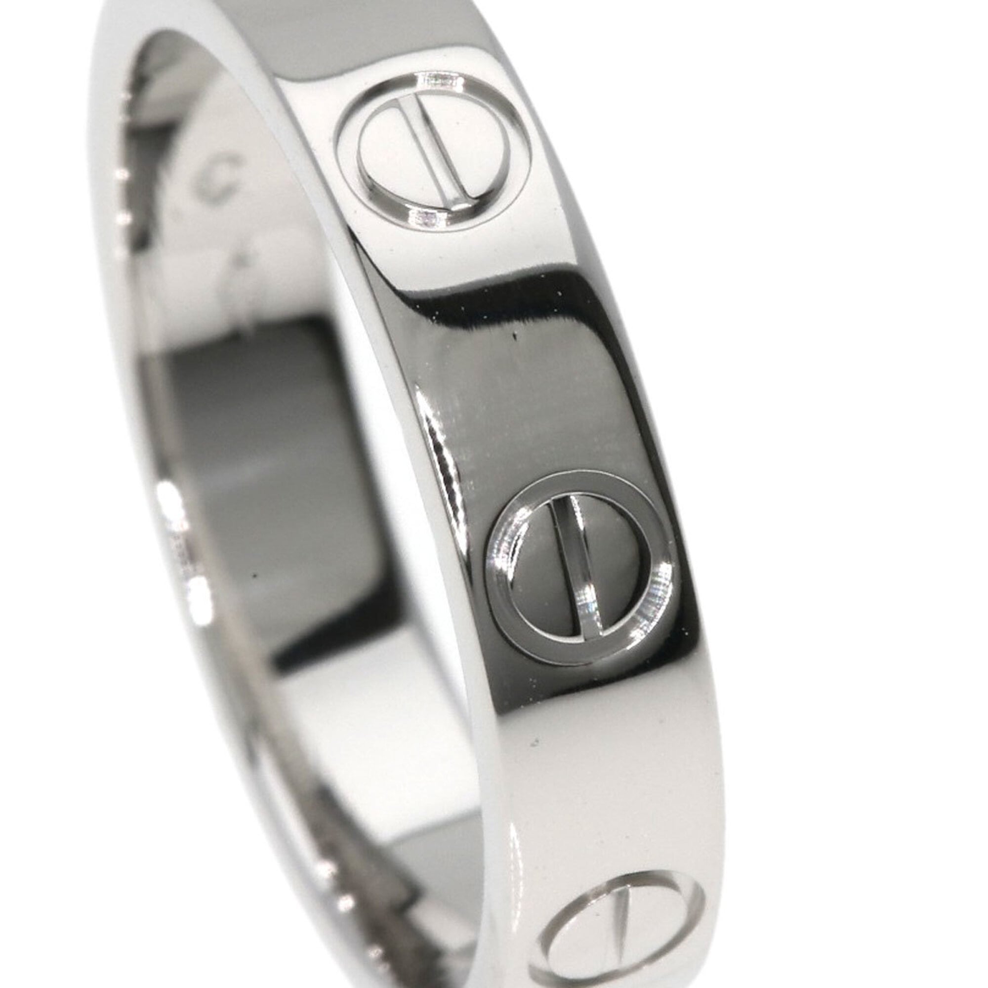 Cartier Platinum Platinum 950 Band Ring (Pre-Owned)