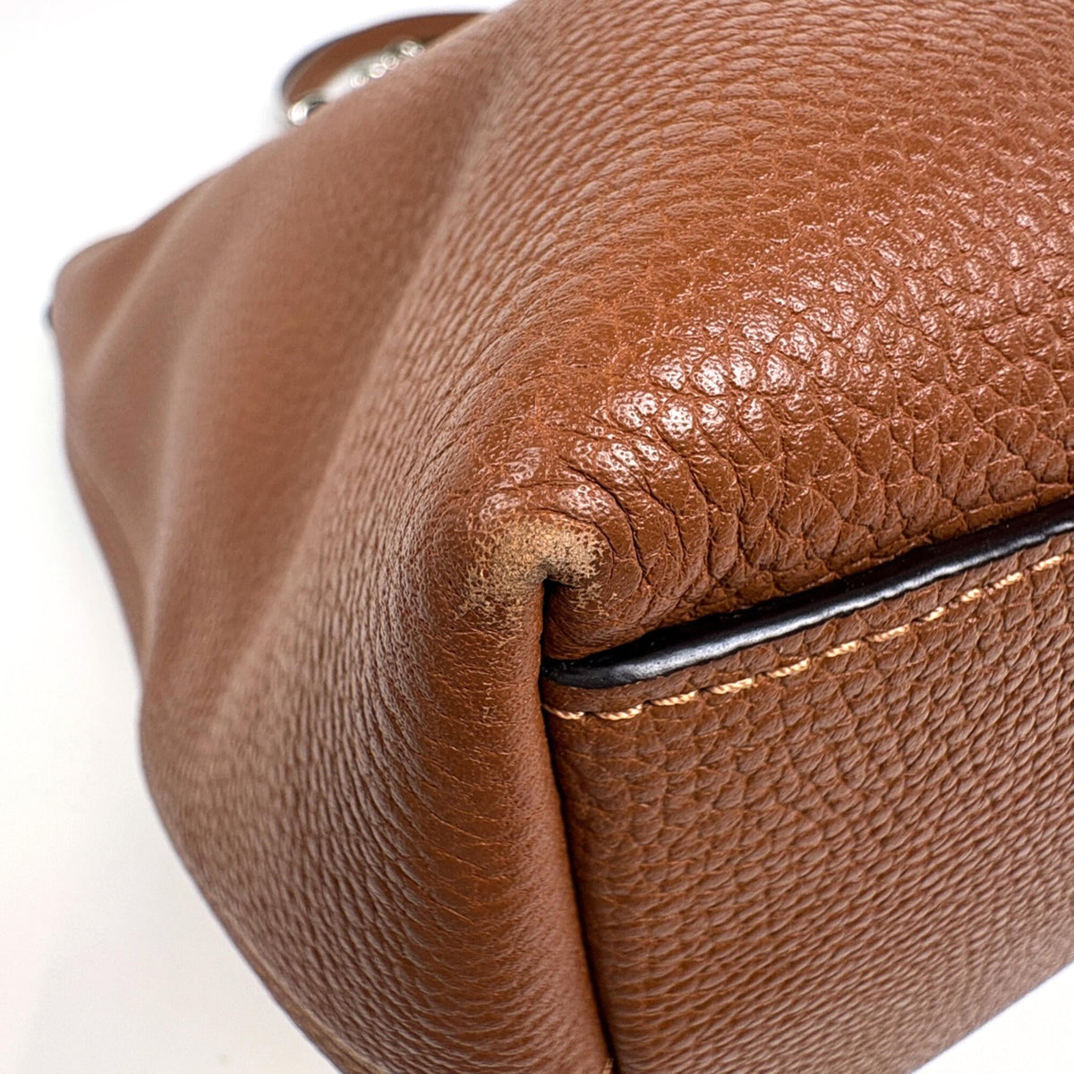 Coach Brown Leather Tote Bag (Pre-Owned)
