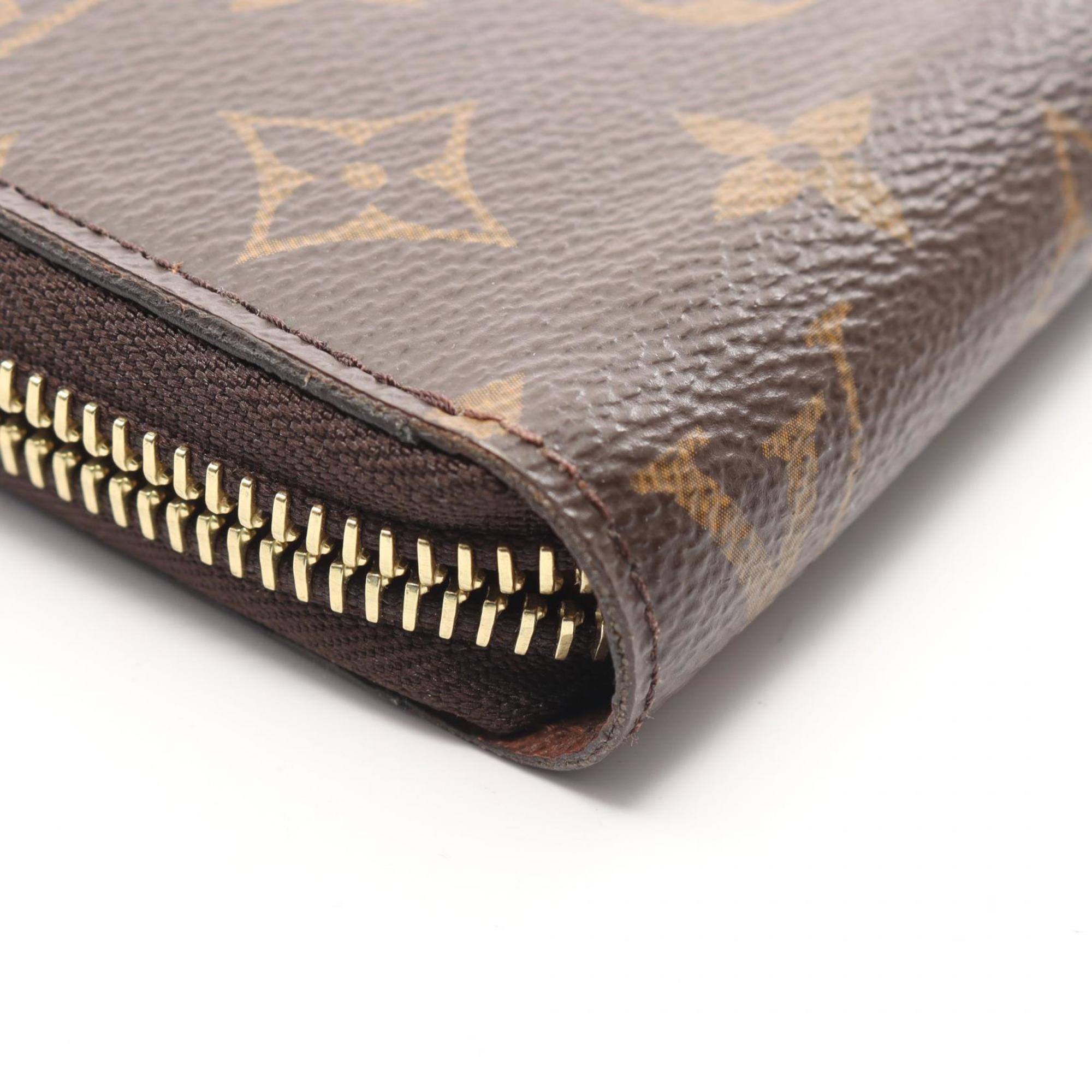 Louis Vuitton Brown Monogram Coated Canvas Long Wallet (Bi-Fold) (Pre-Owned)