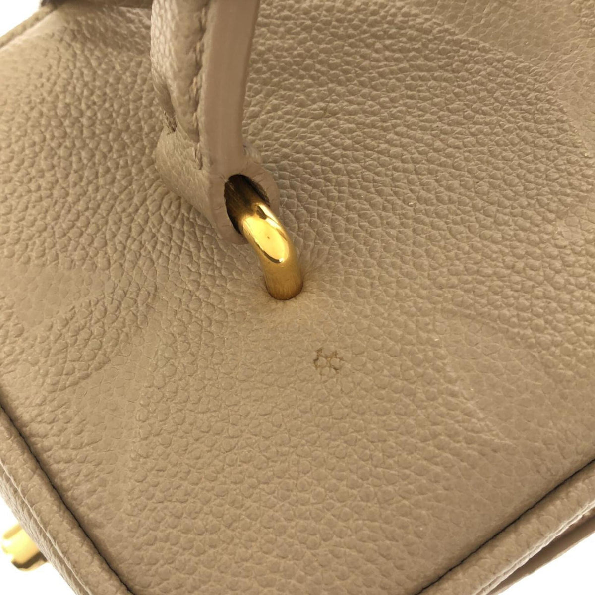 Louis Vuitton Tourterelle Leather Handbag (Pre-Owned)