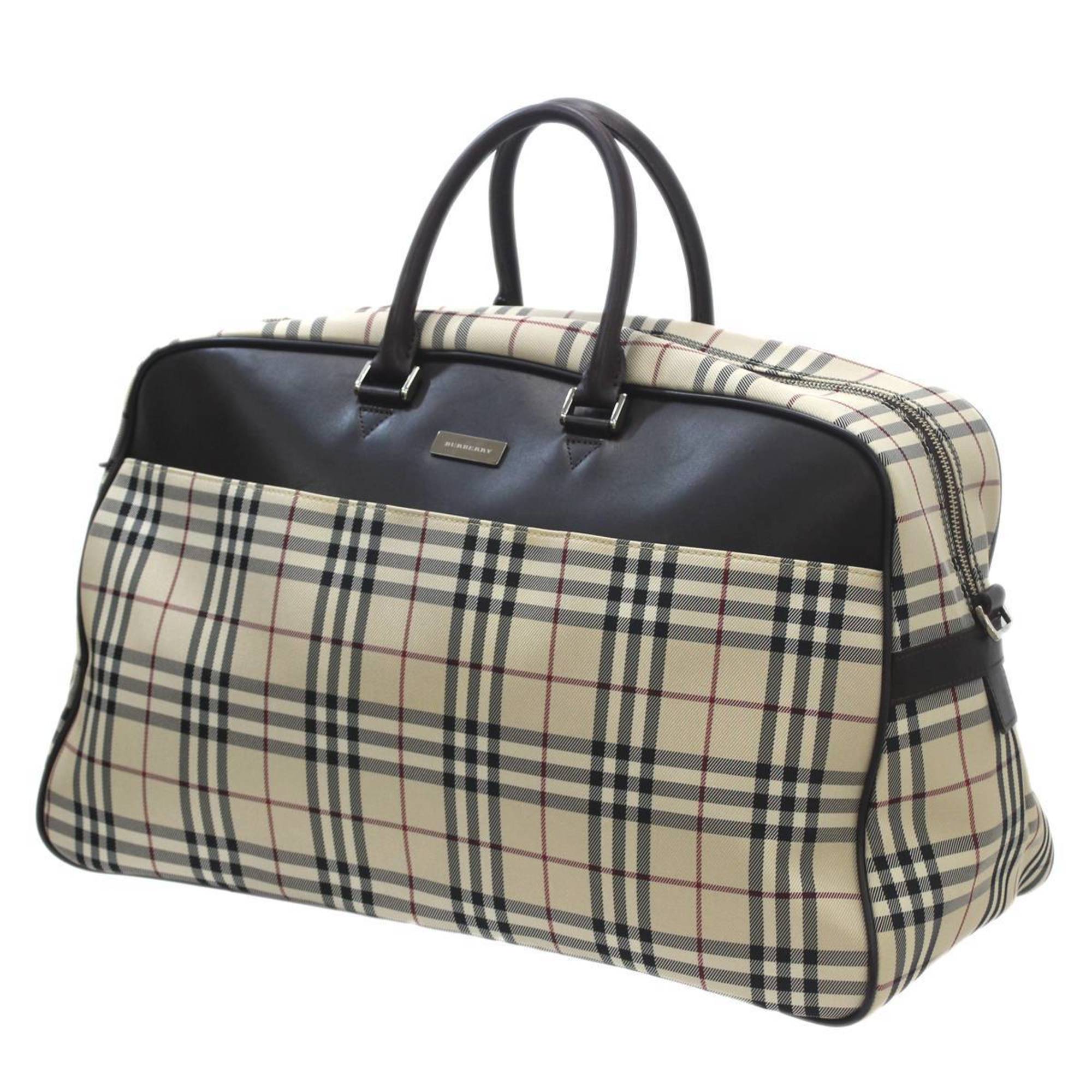 Burberry Beige Boston Bag (Pre-Owned)