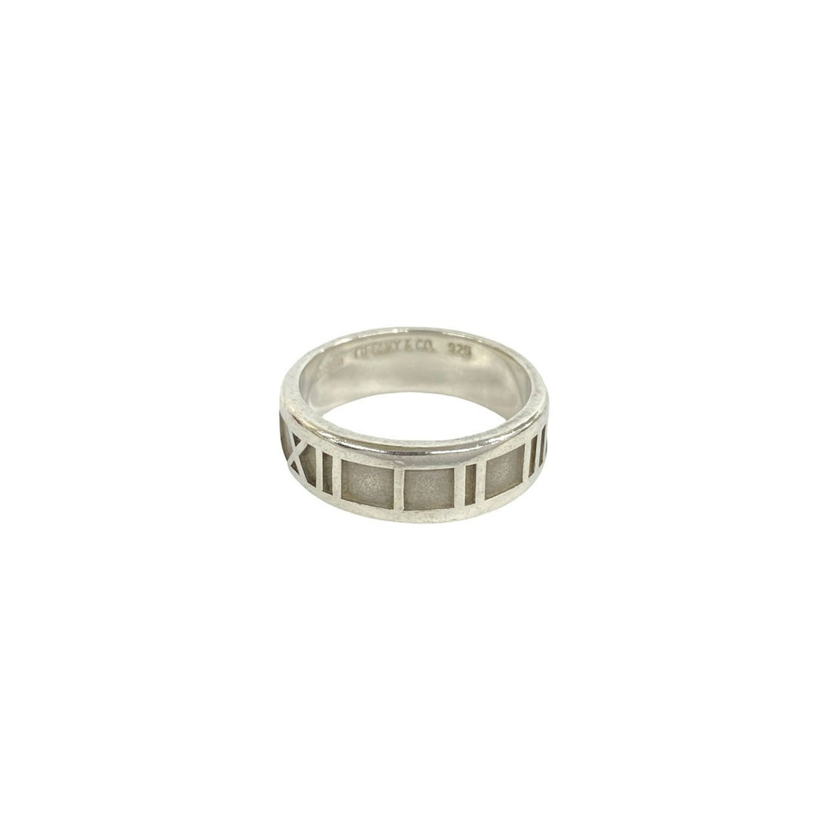 Tiffany Silver Silver 925 Band Ring (Pre-Owned)