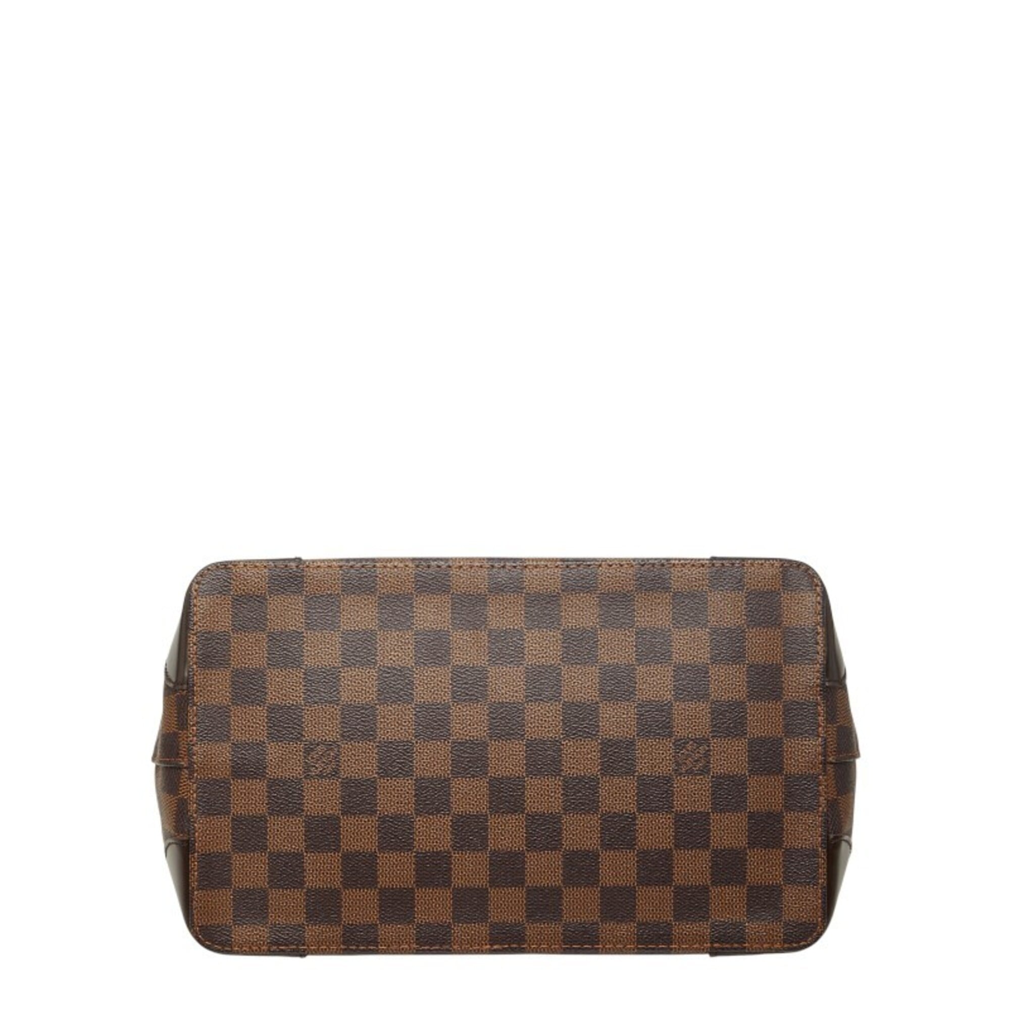 Louis Vuitton Brown Pvc Leather Handbag Tote Bag (Pre-Owned)