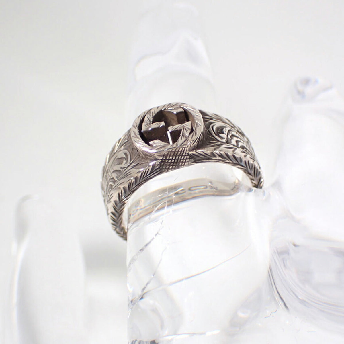 Gucci Silver Sterling Silver 925 Band Ring (Pre-Owned)