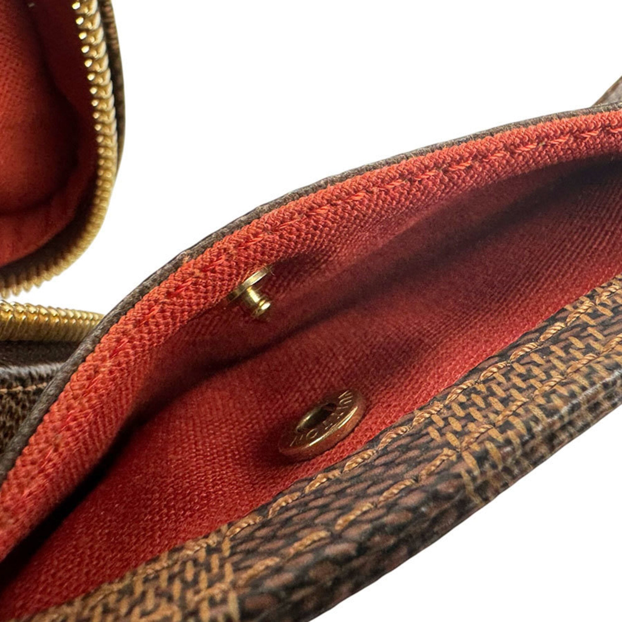 Louis Vuitton Damier Canvas Ebene Damier Canvas Shoulder Bag (Pre-Owned)
