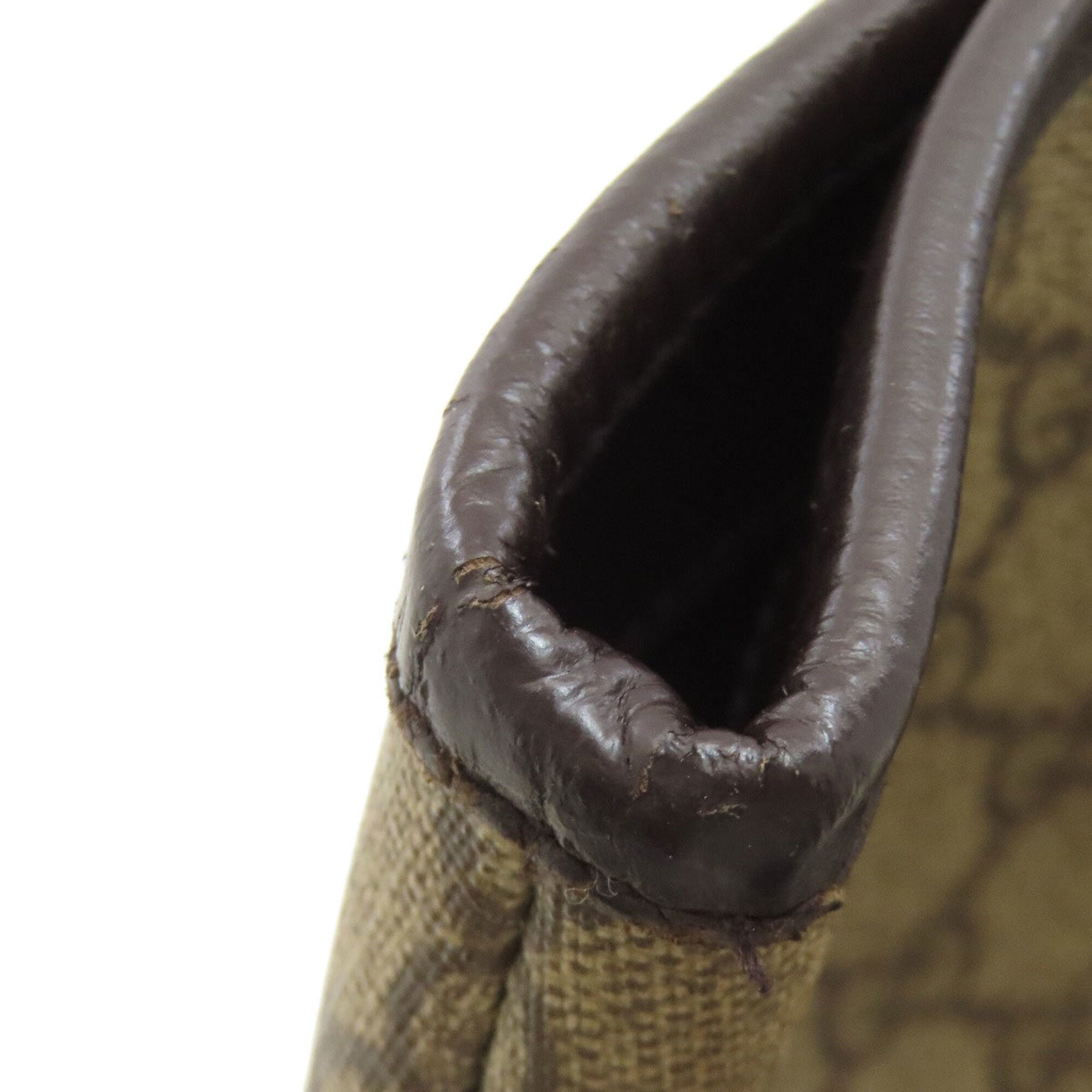 Gucci Brown Pvc Tote Bag (Pre-Owned)