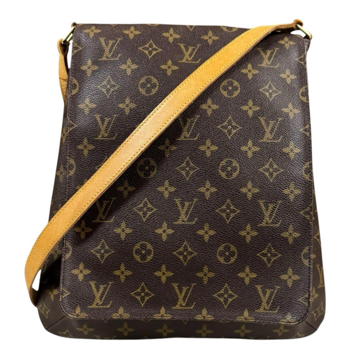 Louis Vuitton Brown Monogram Canvas Shoulder Bag (Pre-Owned)