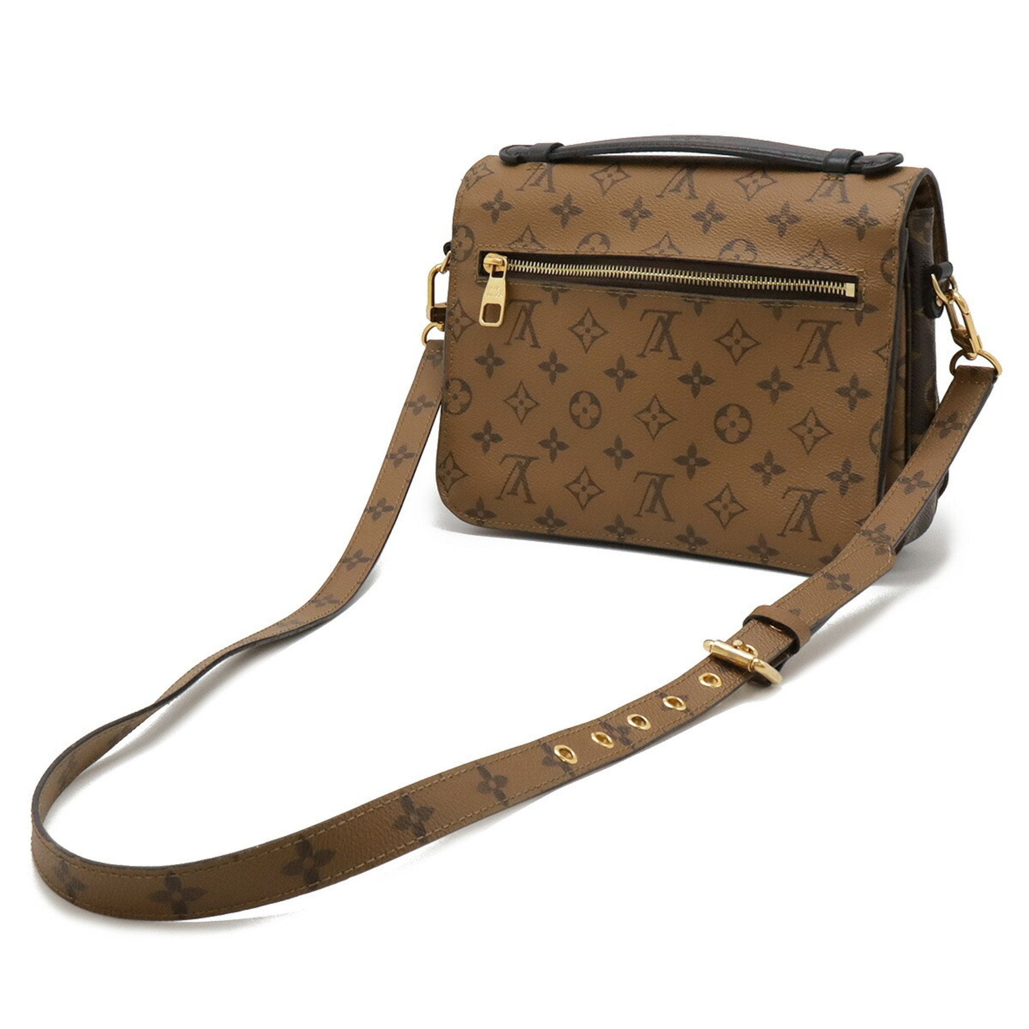 Louis Vuitton Monogram Monogram Reverse Monogram Reverse Handbag Pochette Shoulder Bag (Pre-Owned)