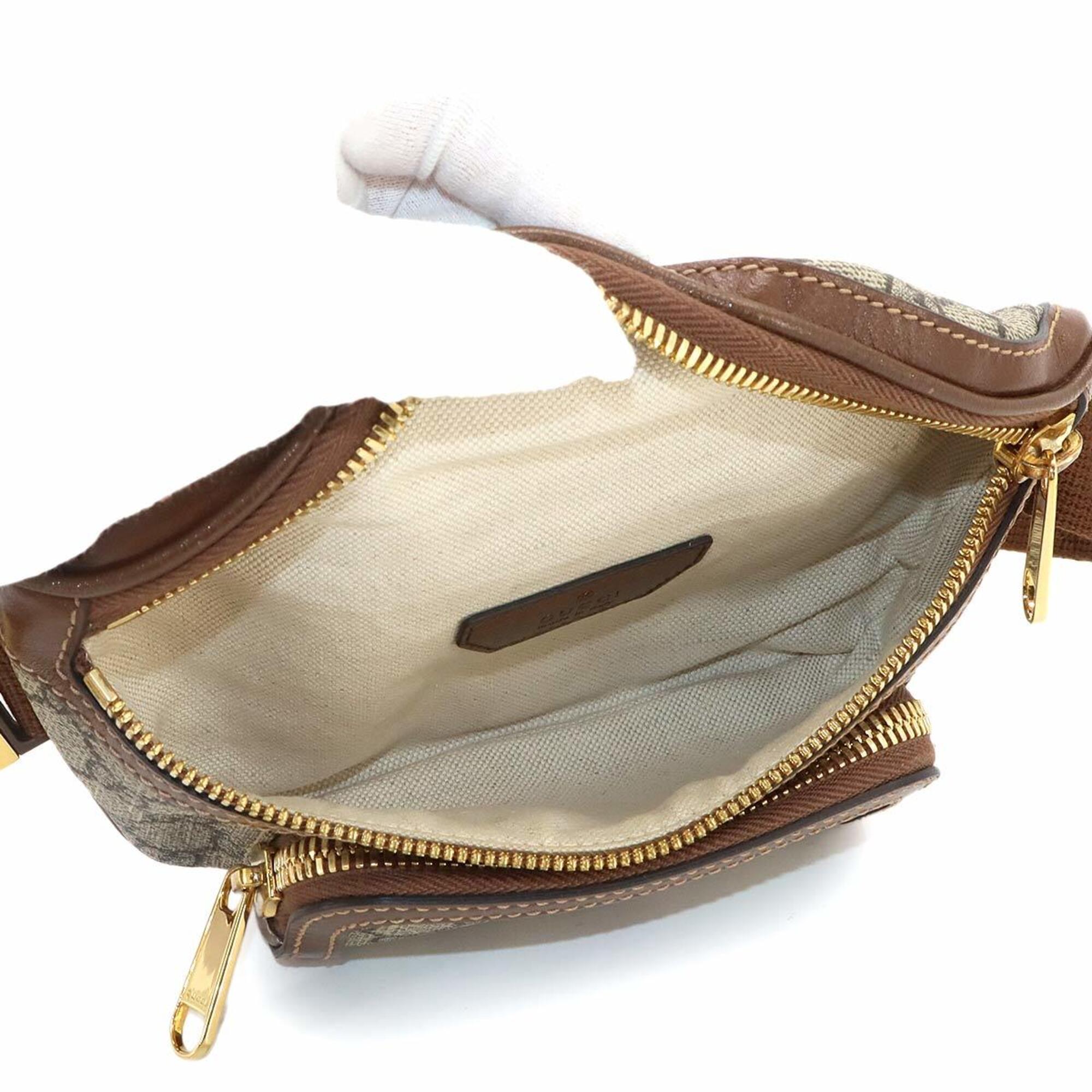 Gucci Gg Supreme Leather Fanny Pack (Pre-Owned)