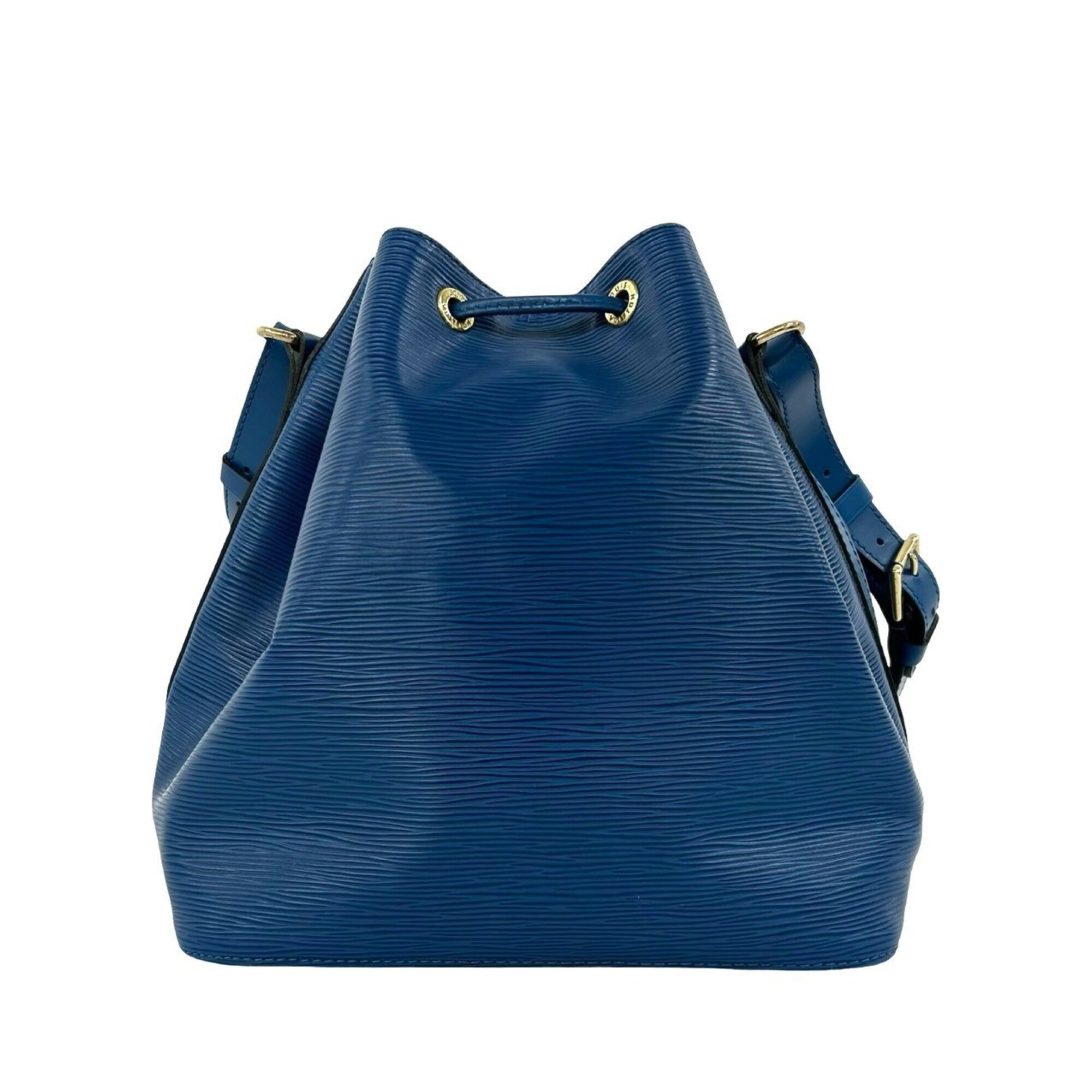 Louis Vuitton Blue Leather Shoulder Bag (Pre-Owned)
