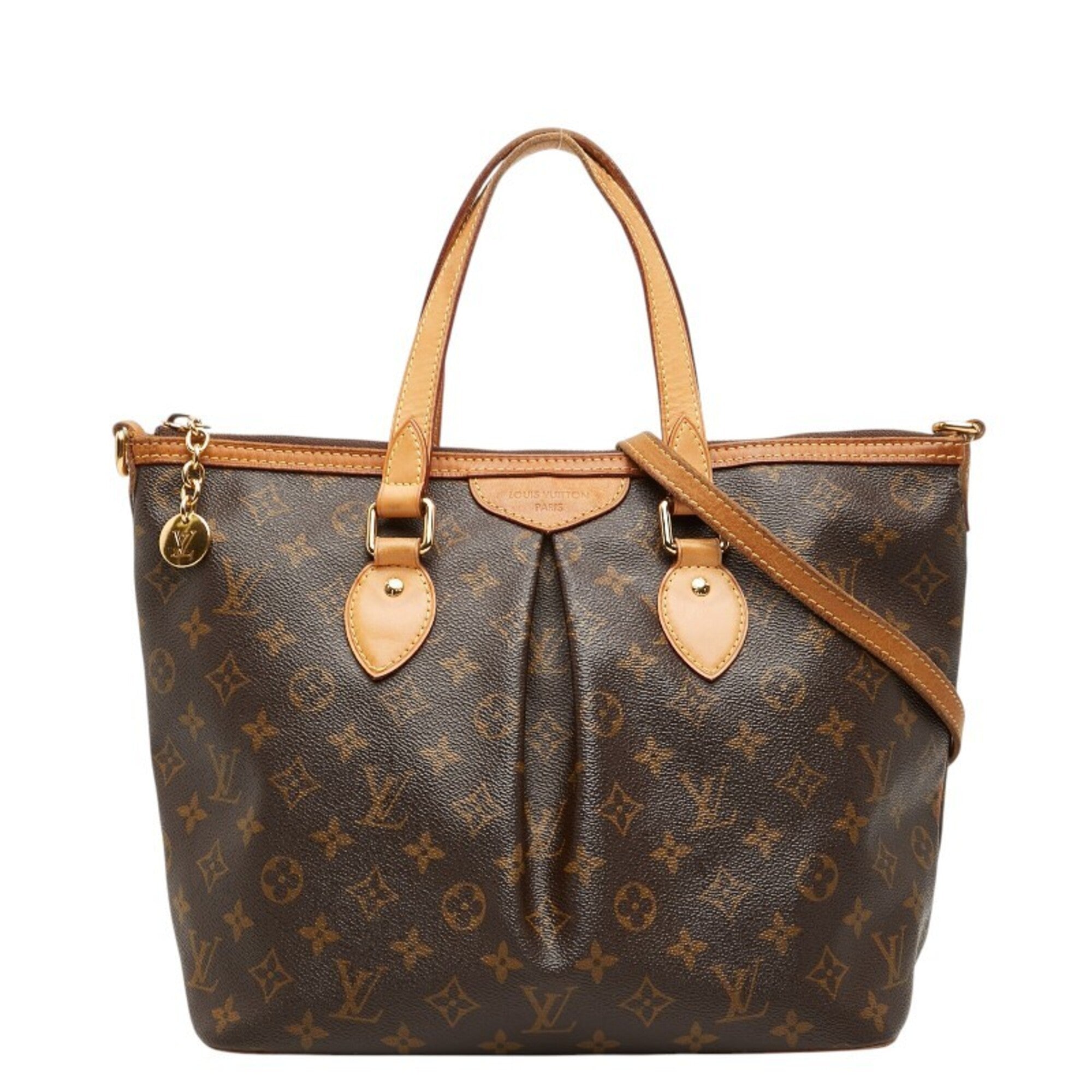 Louis Vuitton Brown Pvc Leather Handbag Shoulder Bag (Pre-Owned)