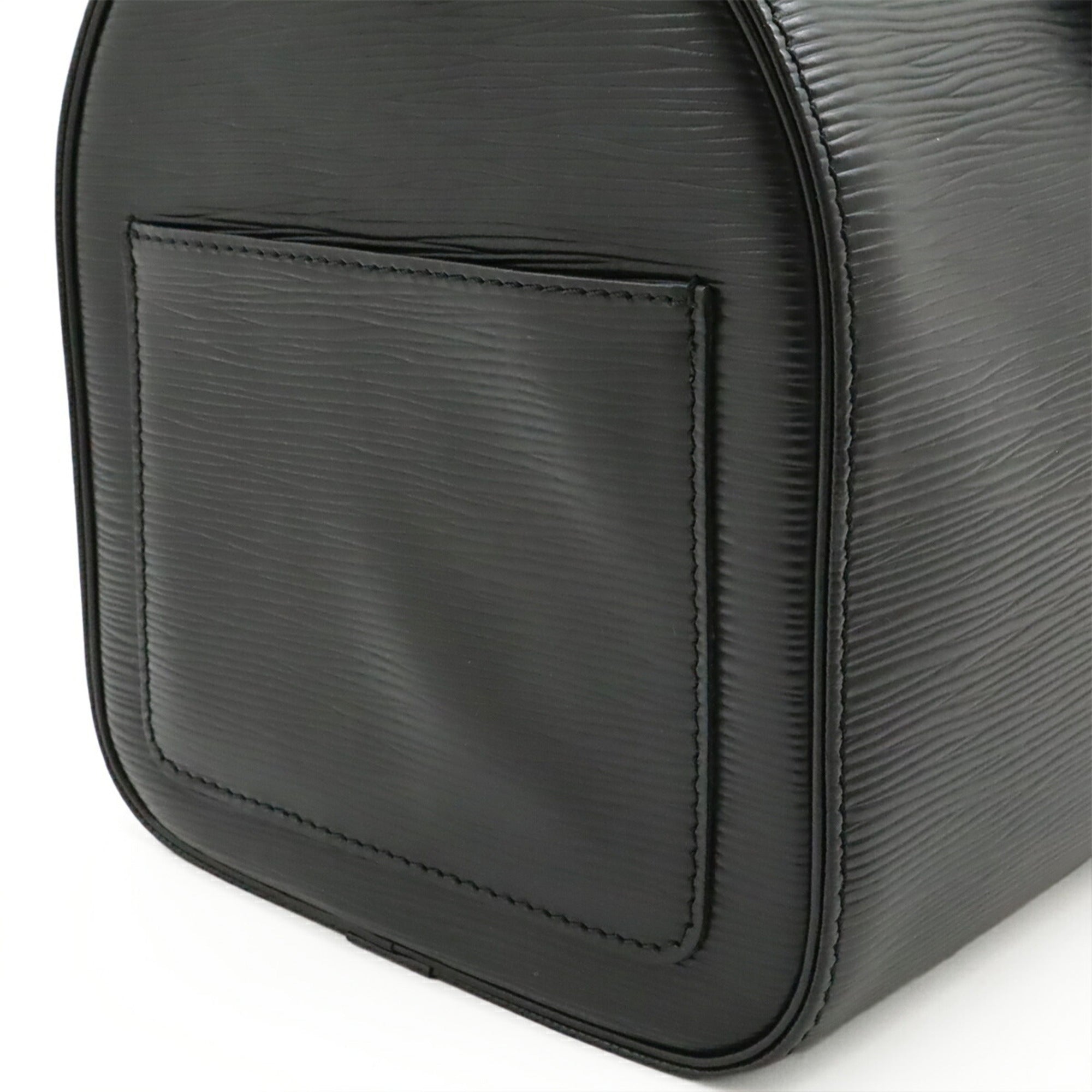 Louis Vuitton Black Noir Epi Leather Boston Bag Handbag (Pre-Owned)