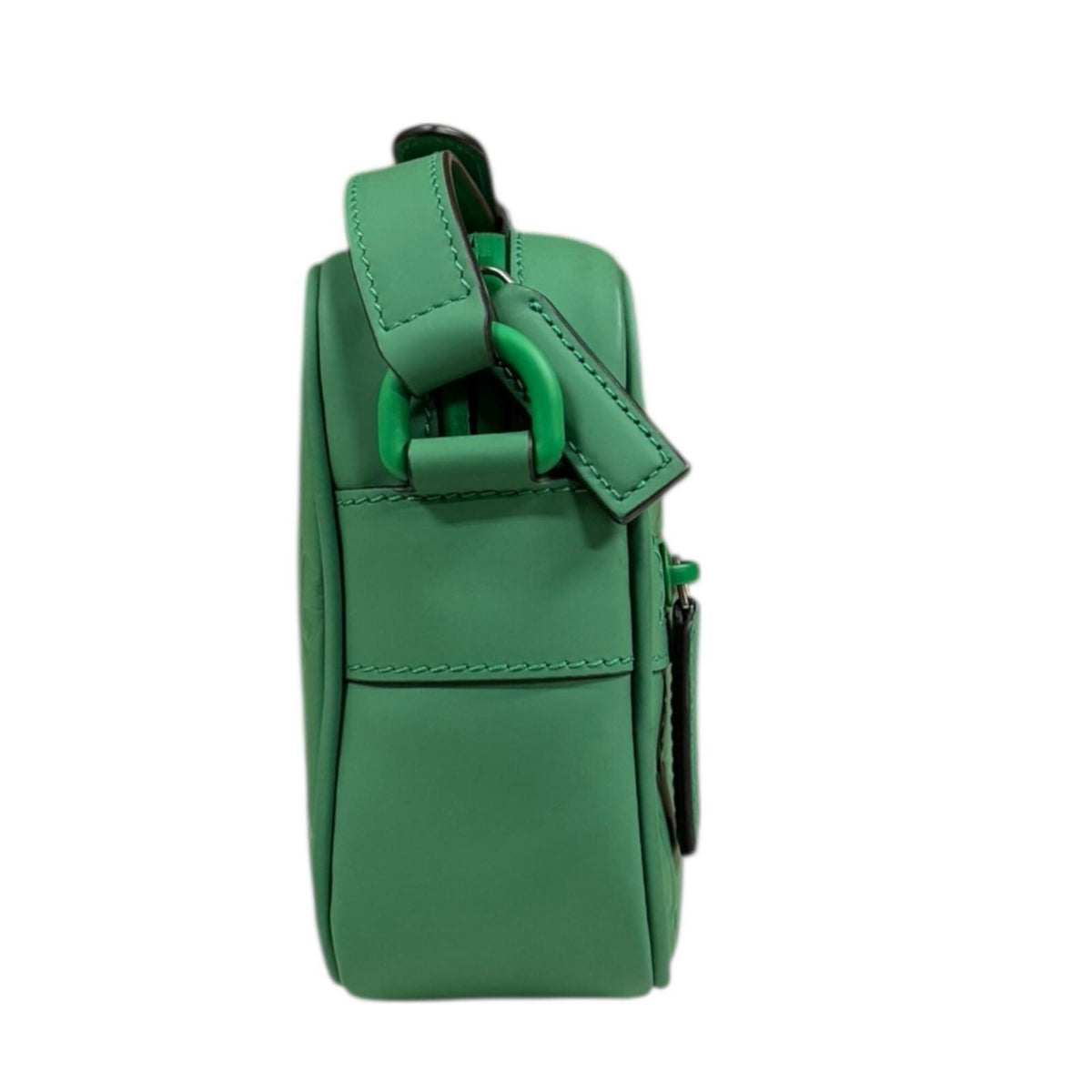Gucci Green Rubber Shoulder Bag (Pre-Owned)