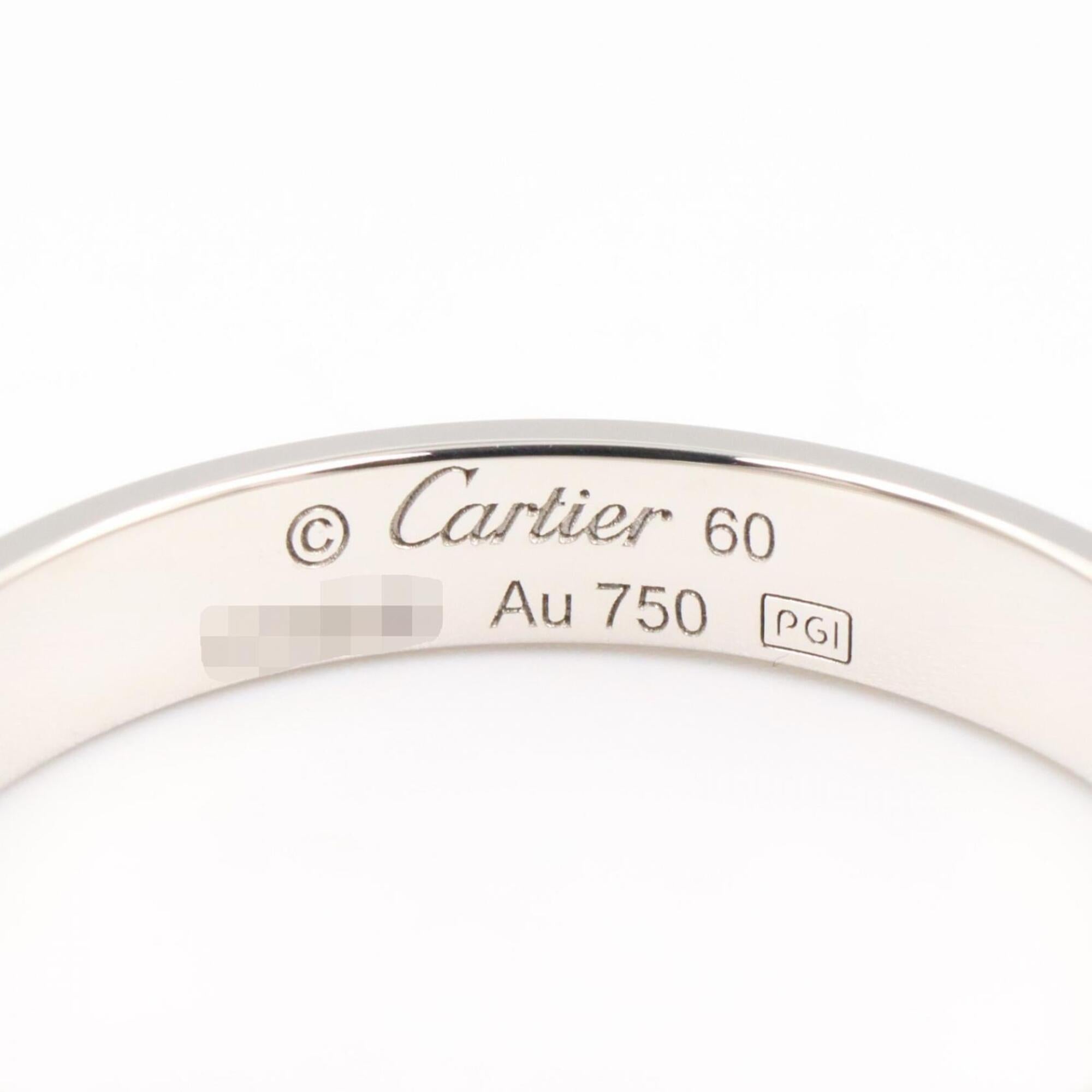 Cartier Silver White Gold (18K) Band Ring (Pre-Owned)