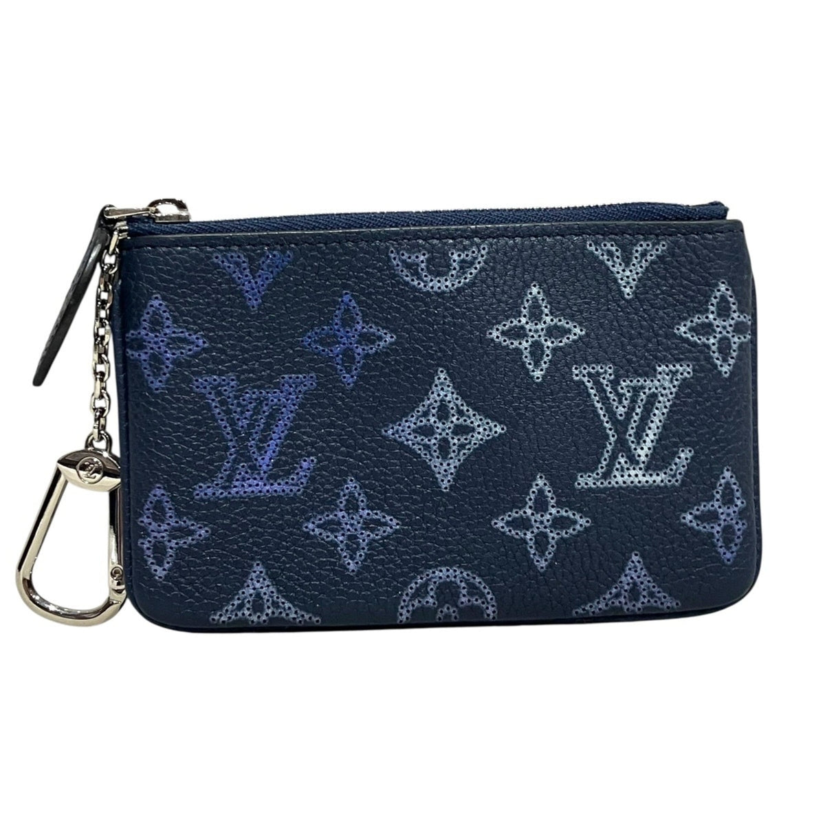 Louis Vuitton Navy Leather Pochette (Pre-Owned)