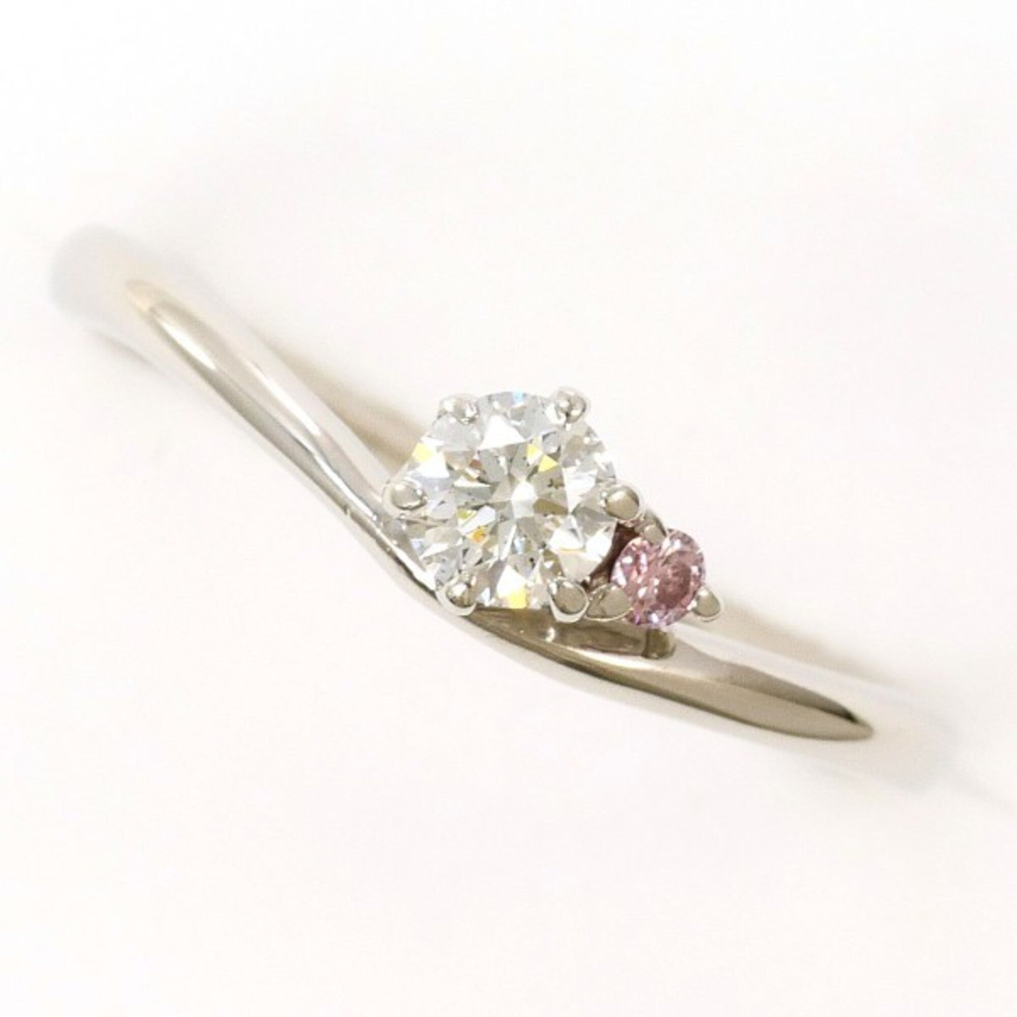 Unbranded Pink Platinum Platinum 900 Band Ring (Pre-Owned)