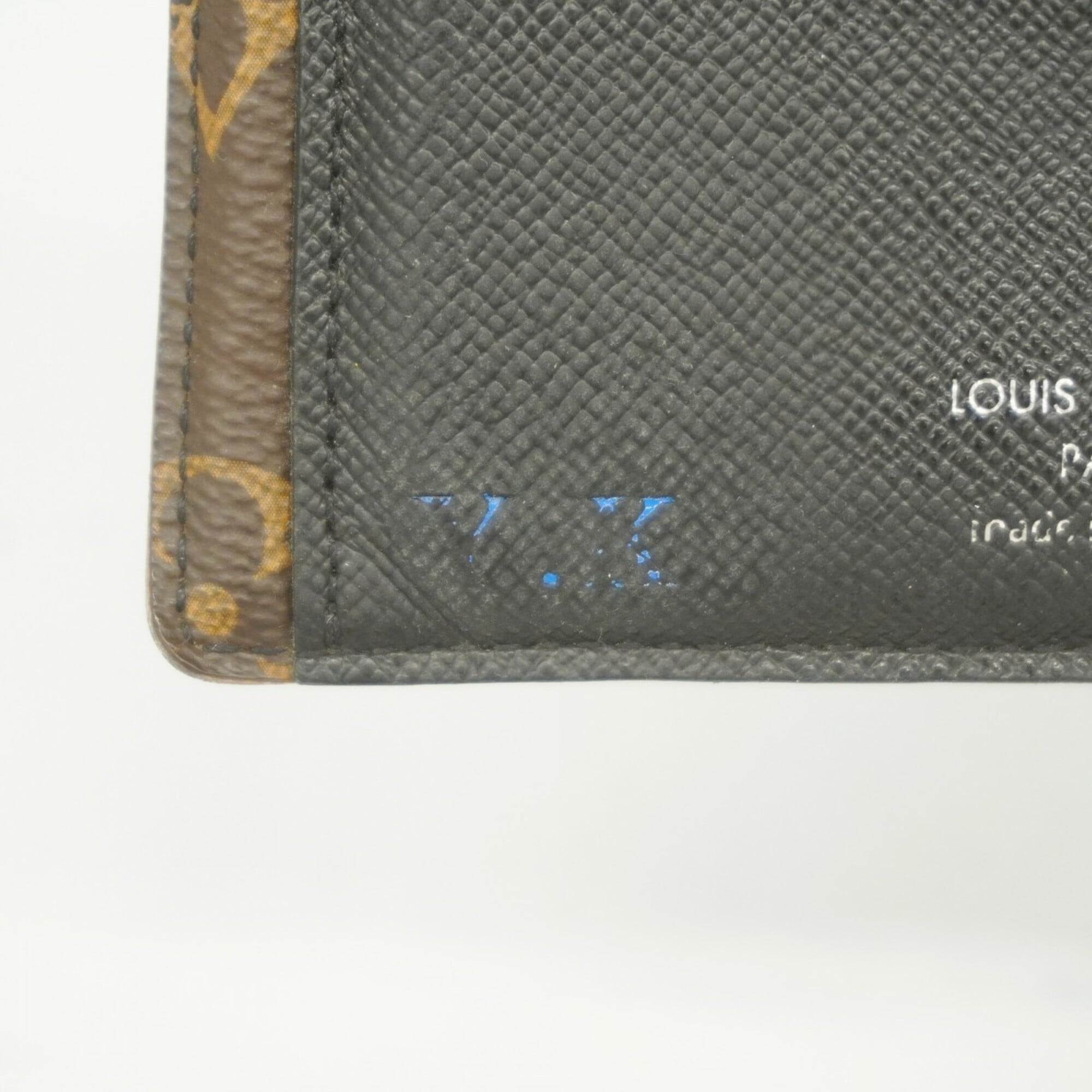 Louis Vuitton Black Brown Wallet (Bi-Fold) (Pre-Owned)