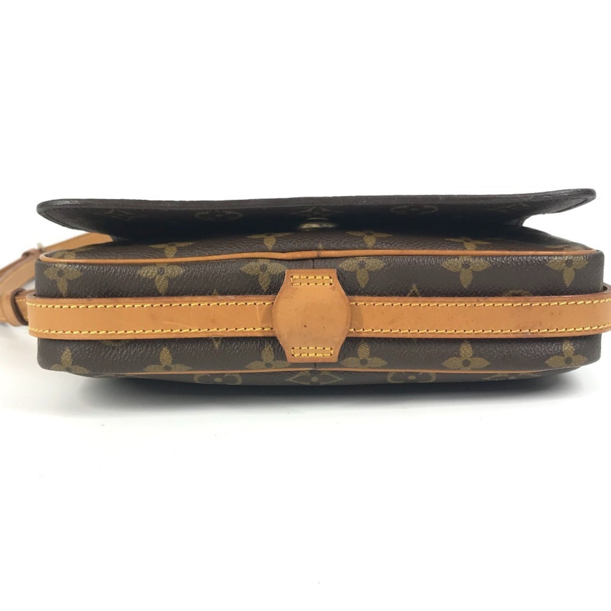 Louis Vuitton Brown Monogram Canvas Pochette Shoulder Bag (Pre-Owned)