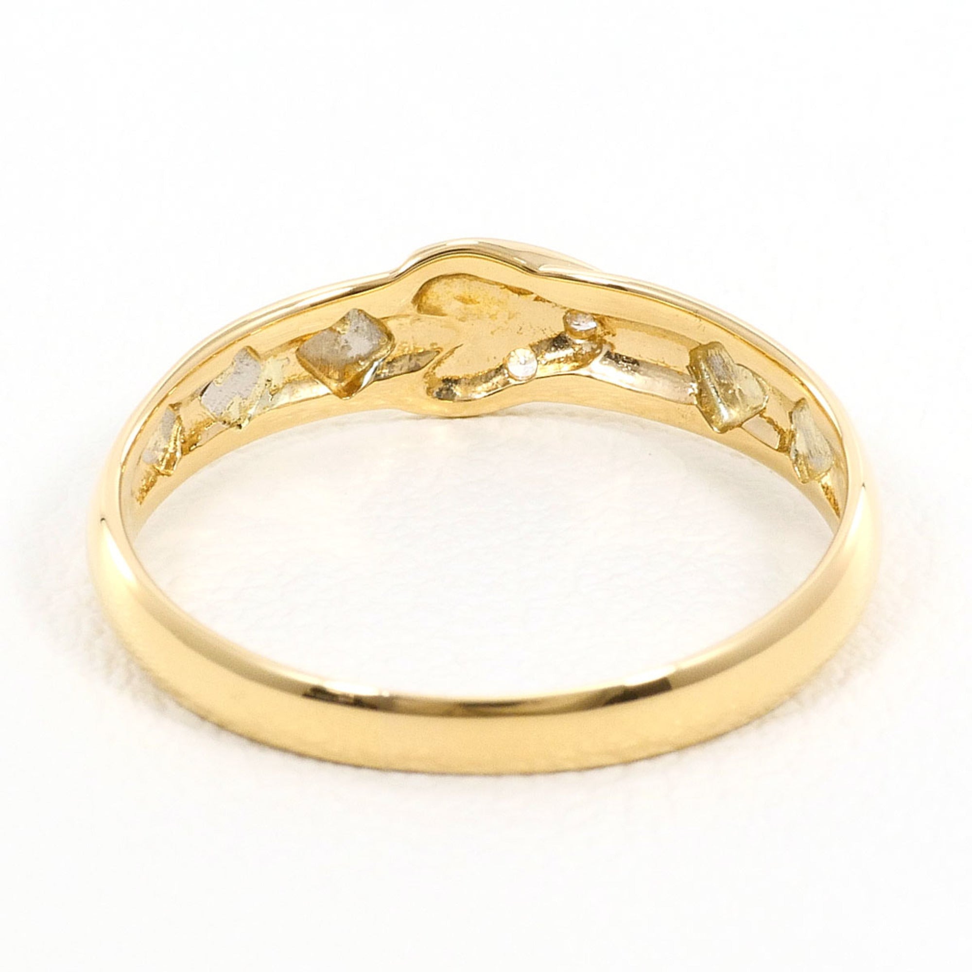 Unbranded Platinum Yellow Gold Yellow Gold (18K) Platinum 900 Band Ring (Pre-Owned)