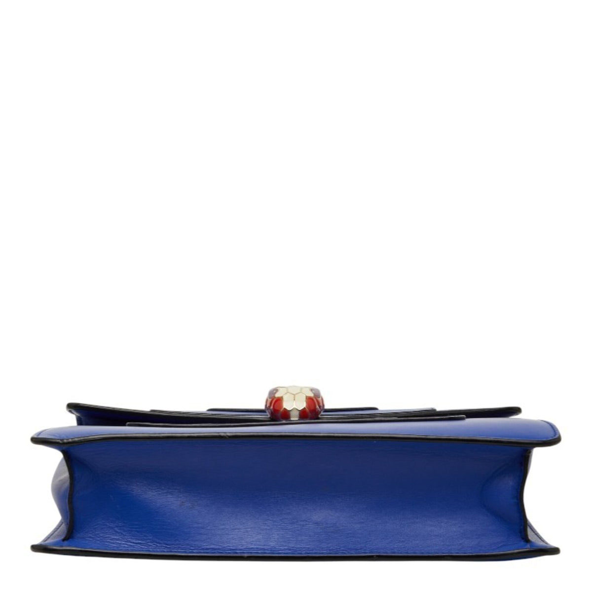 Bvlgari Blue Leather Shoulder Bag (Pre-Owned)
