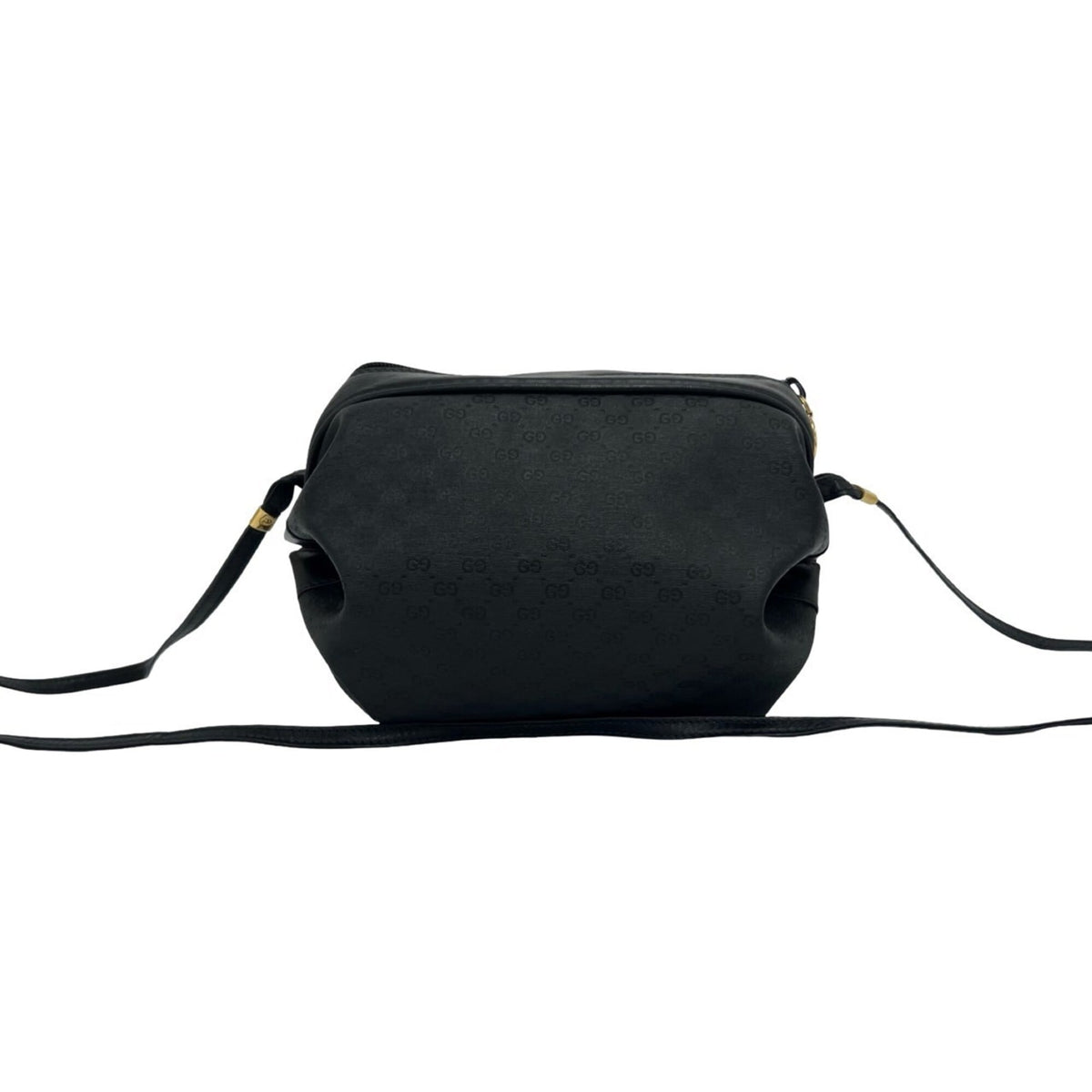 Gucci Black Pvc Leather Pochette Shoulder Bag (Pre-Owned)