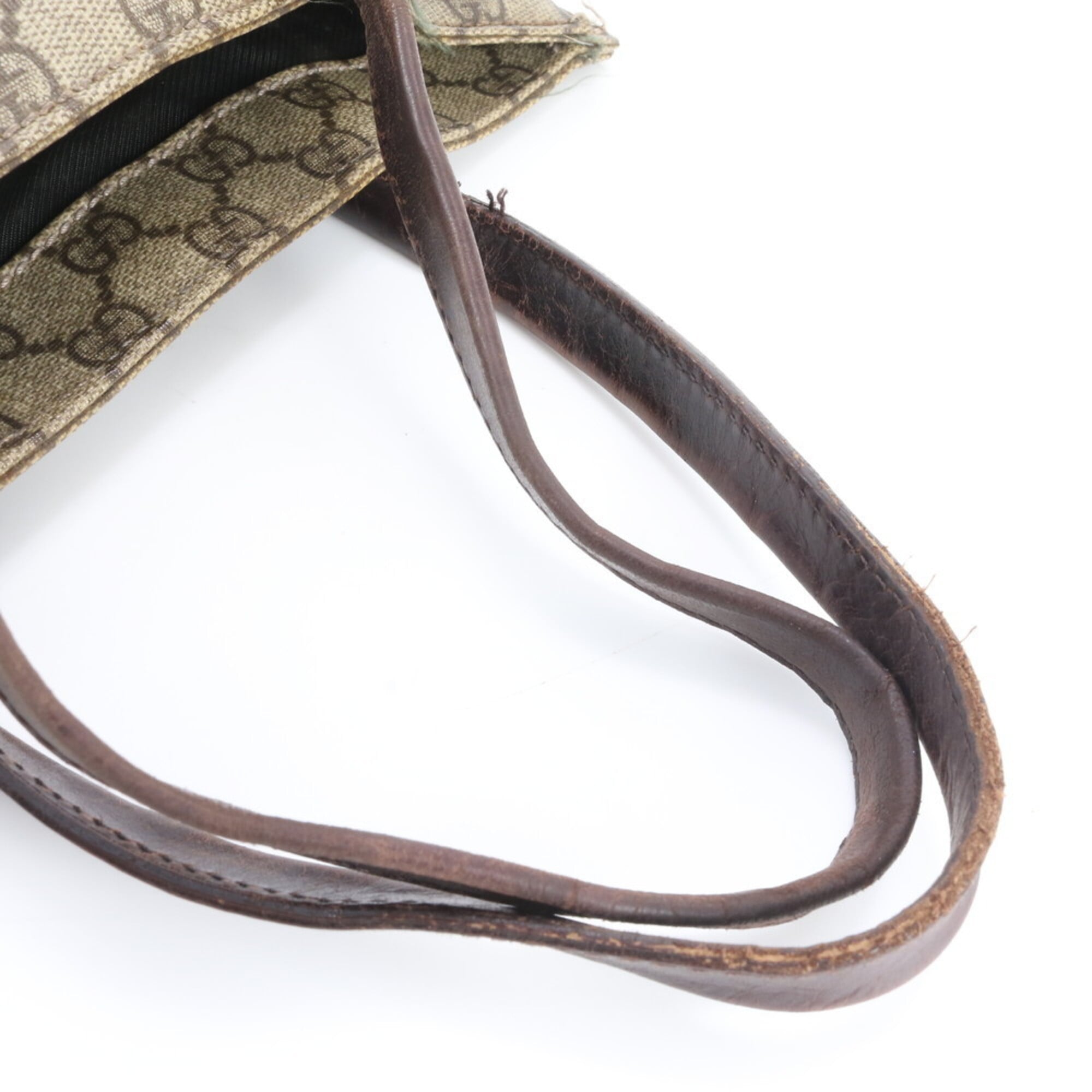 Gucci Beige Brown Gg Supreme Handbag Tote Bag (Pre-Owned)