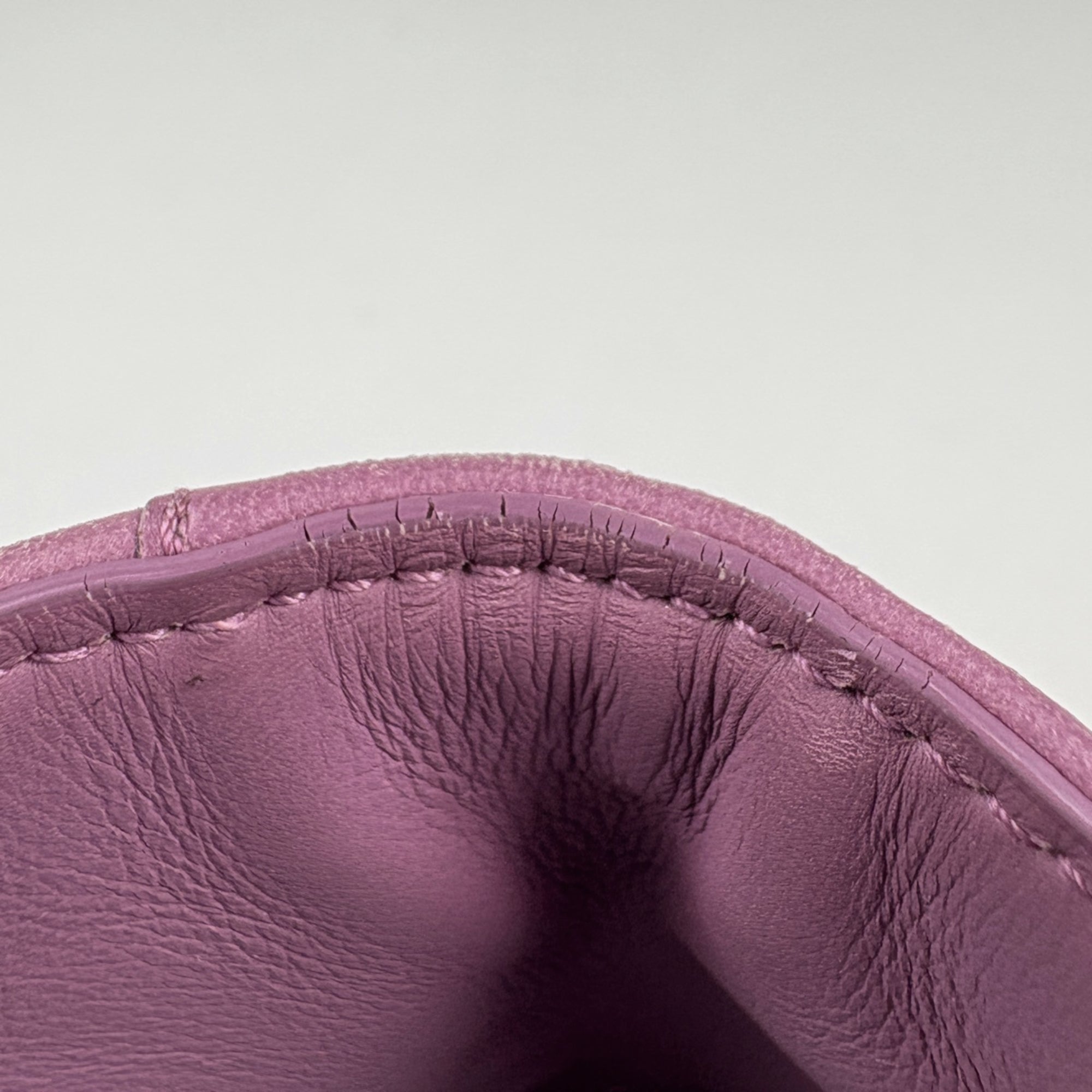 Bottega Veneta Intrecciato Purple Leather Shoulder Bag Tote Bag (Pre-Owned)