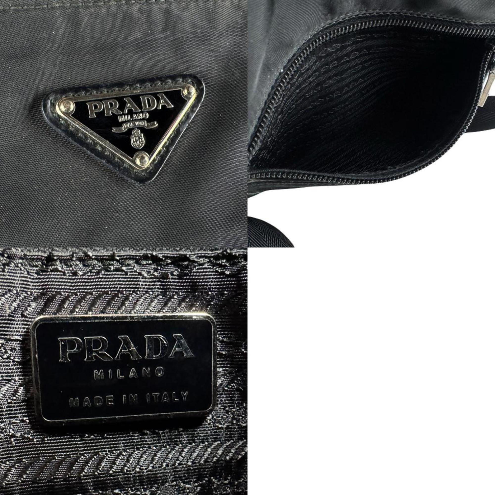 Prada Black Nylon Shoulder Bag (Pre-Owned)