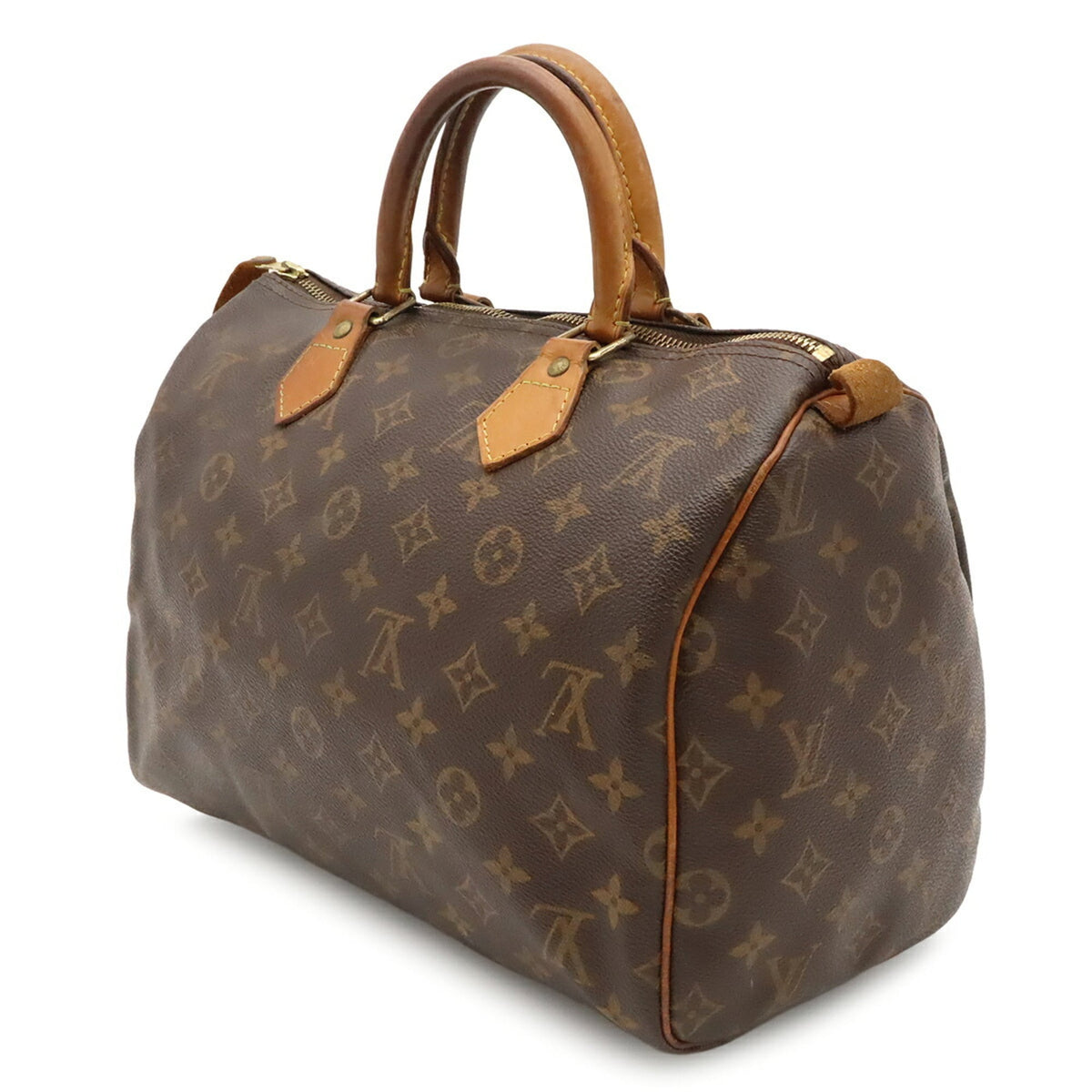 Louis Vuitton Brown Galle Monogram White Monogram Handbag (Pre-Owned)
