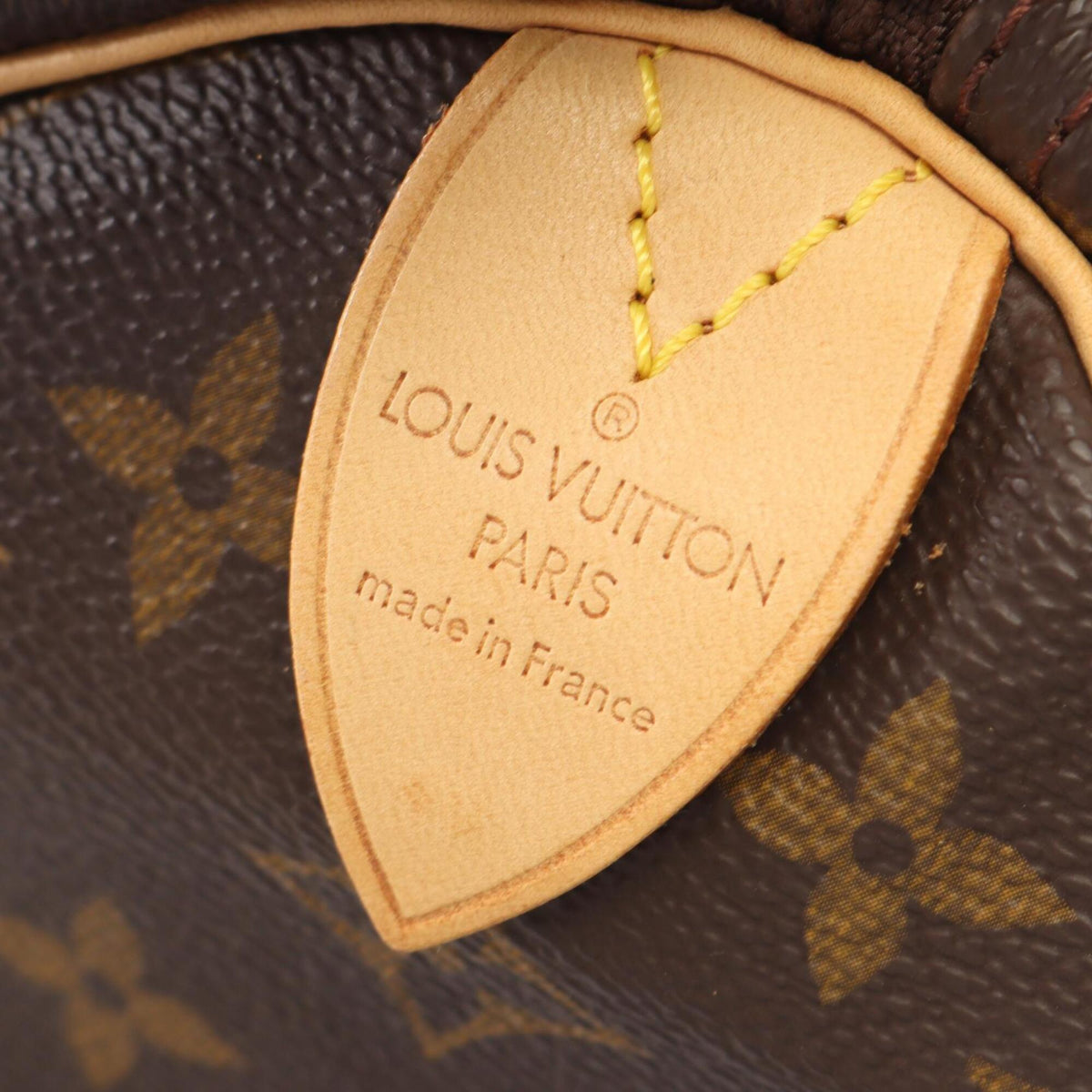 Louis Vuitton Monogram Brown Coated Canvas Leather Boston Bag (Pre-Owned)