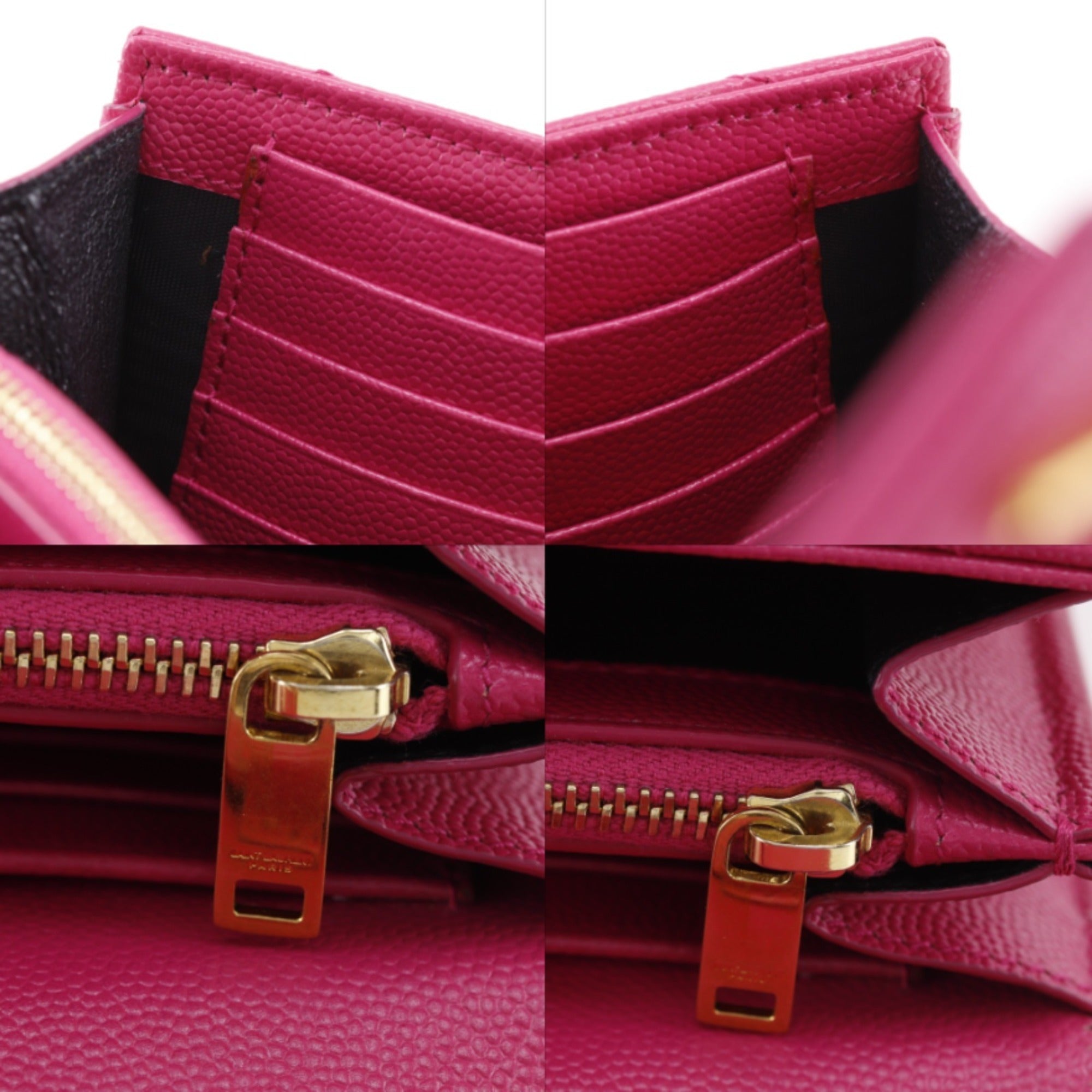 Saint Laurent Pink Leather Shoulder Bag (Pre-Owned)