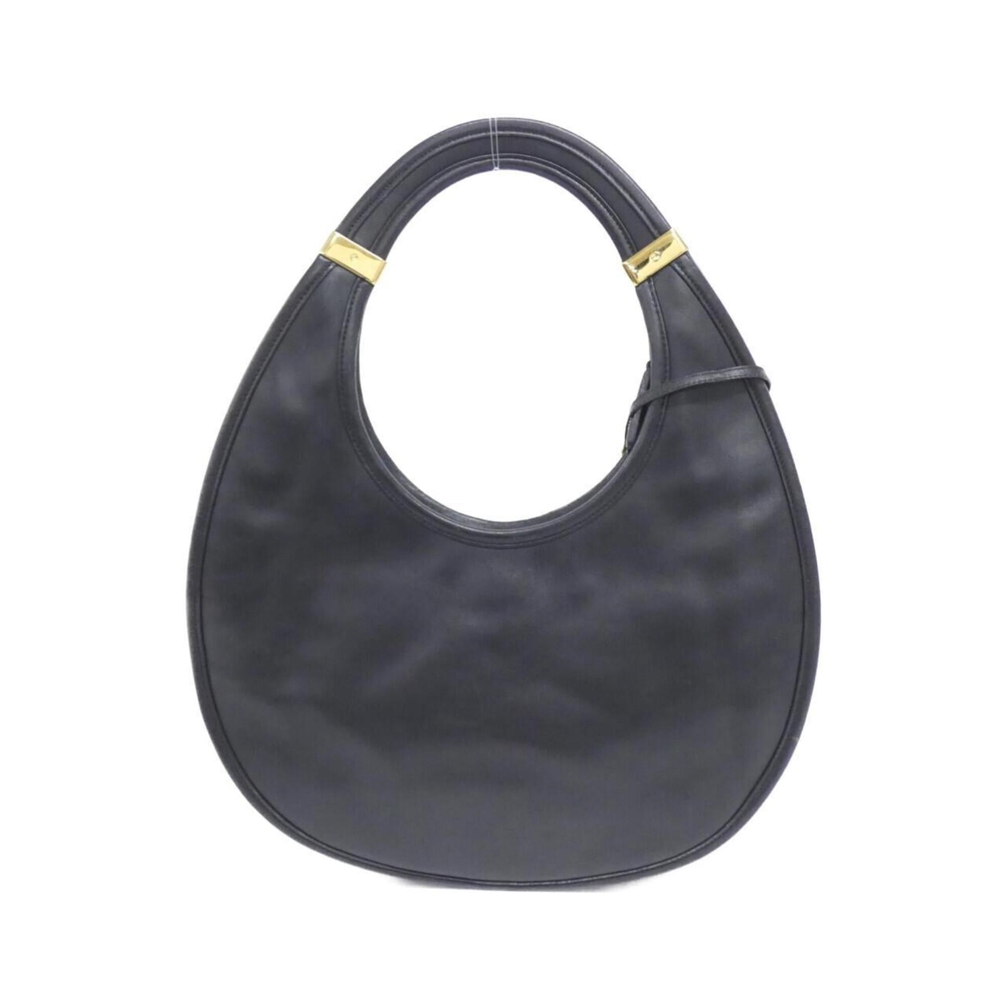 Christian Dior Black Leather Shoulder Bag (Pre-Owned)