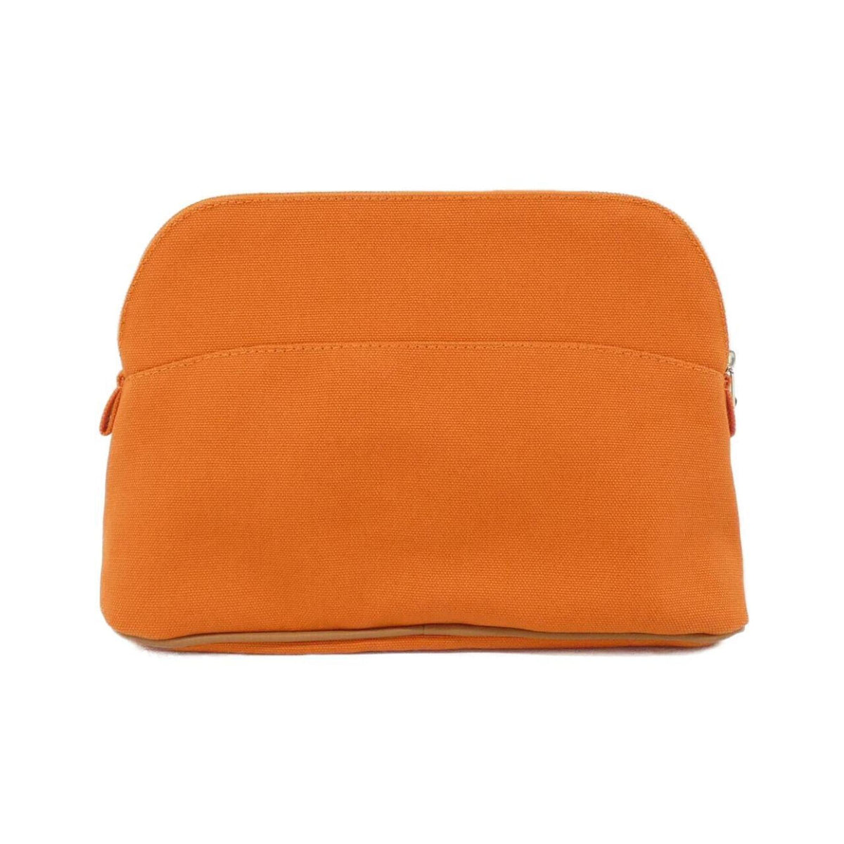 Hermes Bolide Feu Orange Canvas Handbag (Pre-Owned)