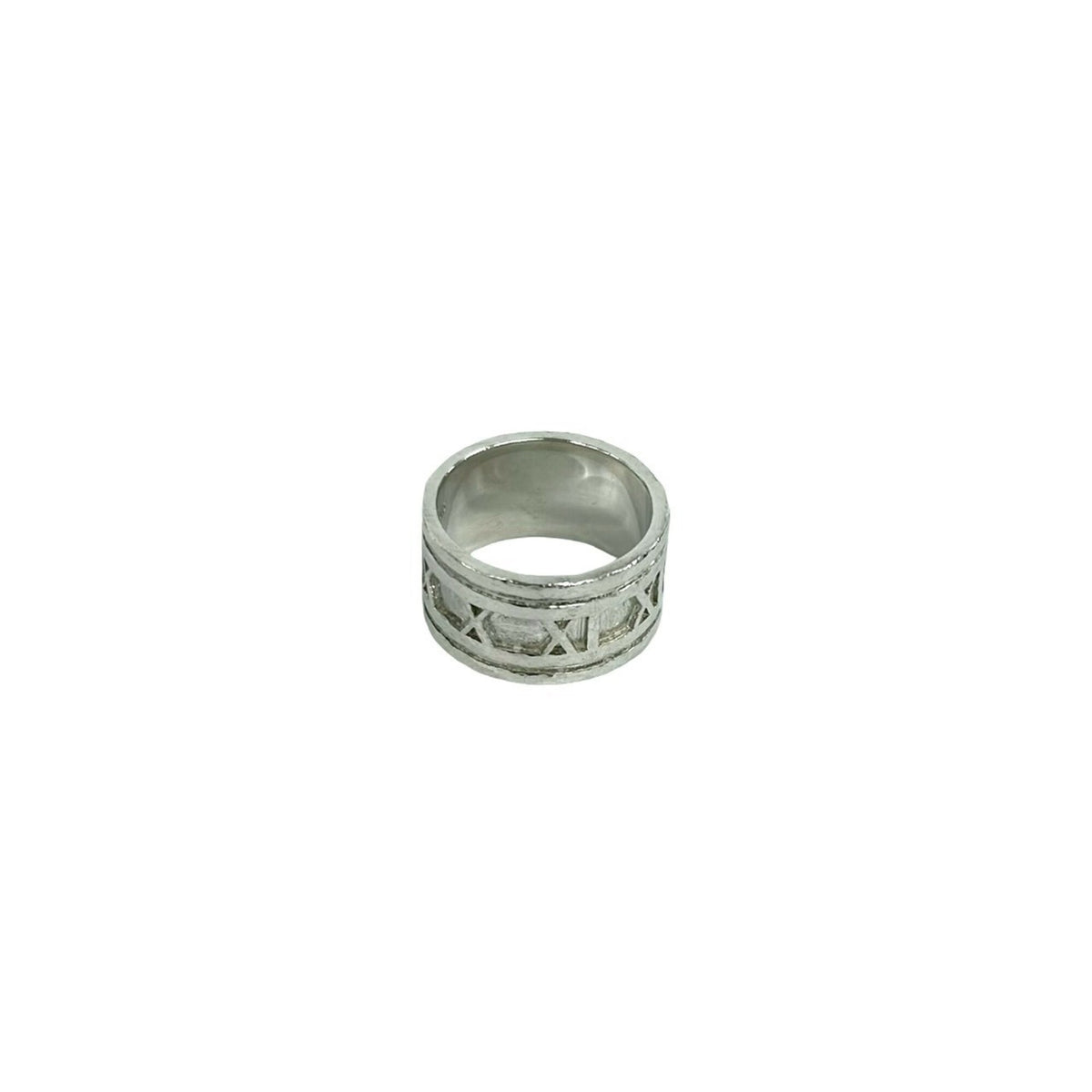 Tiffany Silver Silver 925 Band Ring (Pre-Owned)