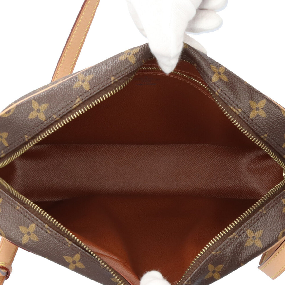 Louis Vuitton Brown Monogram Shoulder Bag (Pre-Owned)