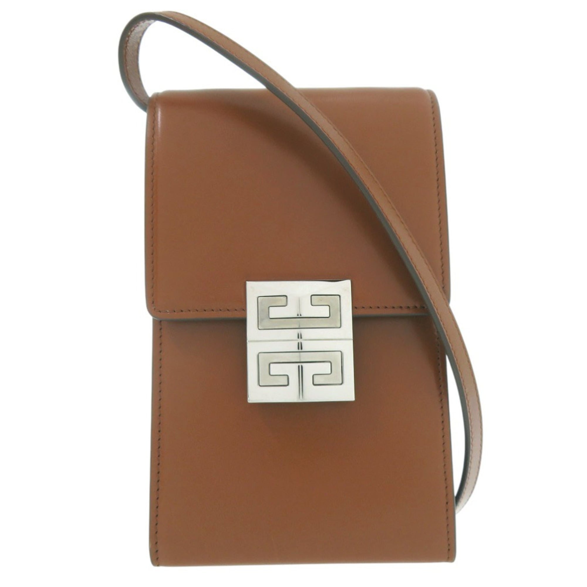 Givenchy Brown Leather Shoulder Bag (Pre-Owned)