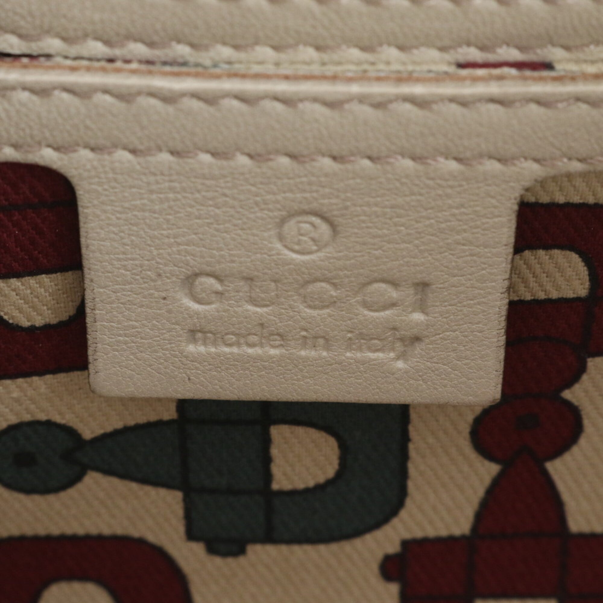 Gucci Guccissima White Leather Handbag (Pre-Owned)
