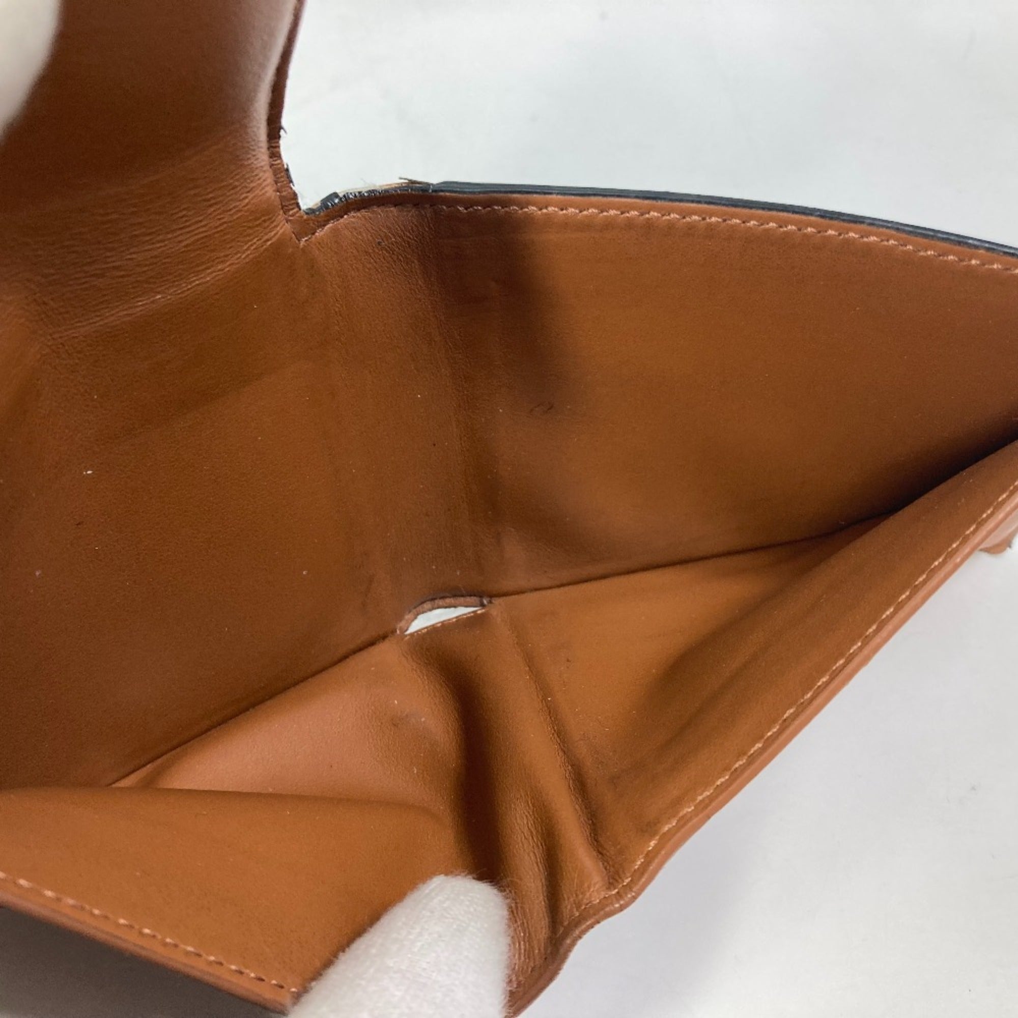 Celine Brown Leather Wallet (Bi-Fold) (Pre-Owned)