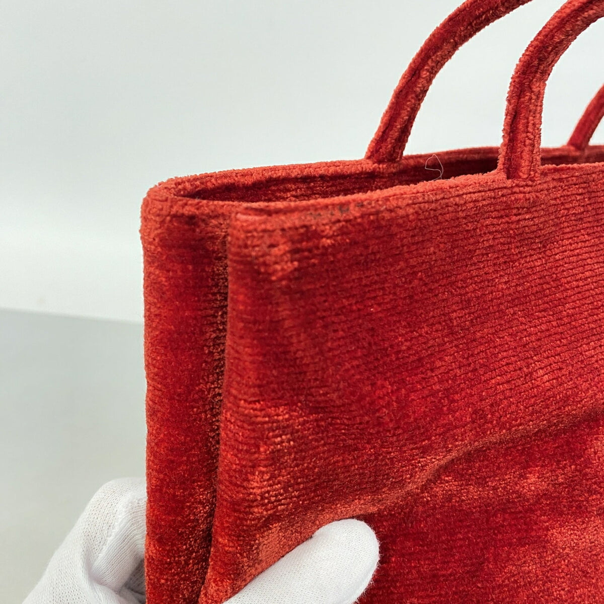 Fendi Black Red Color Tote Bag (Pre-Owned)